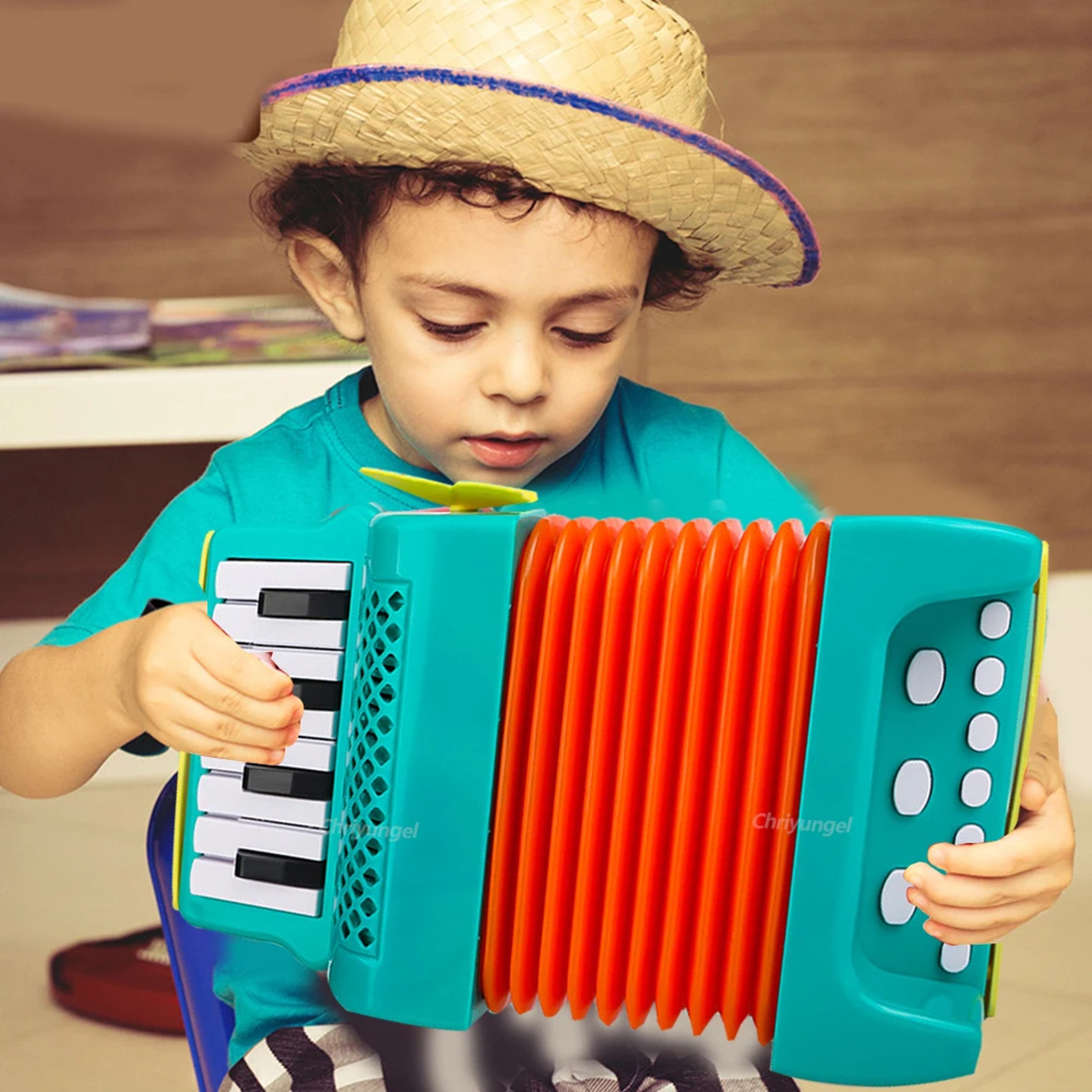 Kids Accordion Toy Musical Instrument for Toddlers Educational Music Learning Gift – view 4