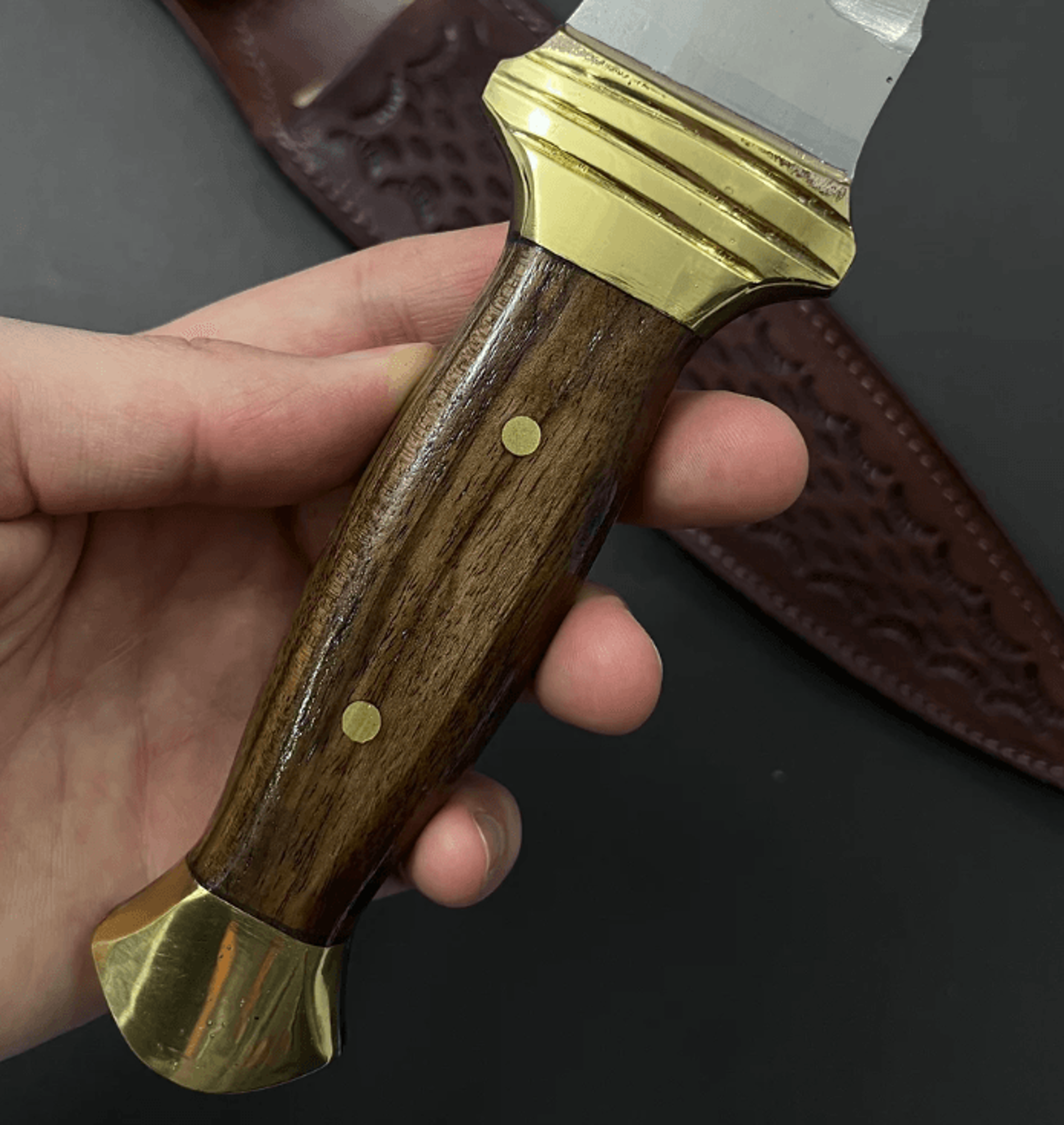 shopnow leather sheath military style dagger