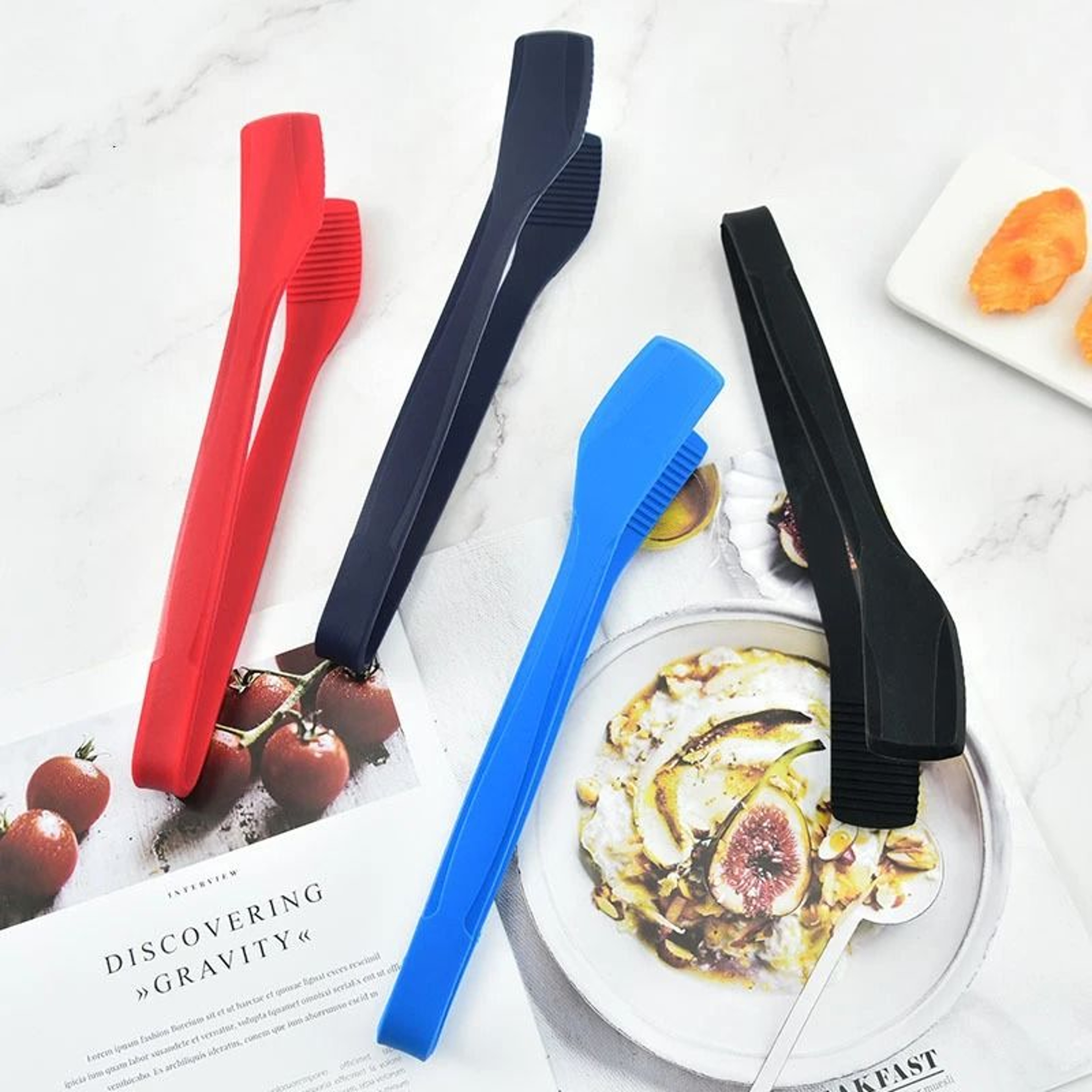 NonSlip BBQ Grilling Tongs