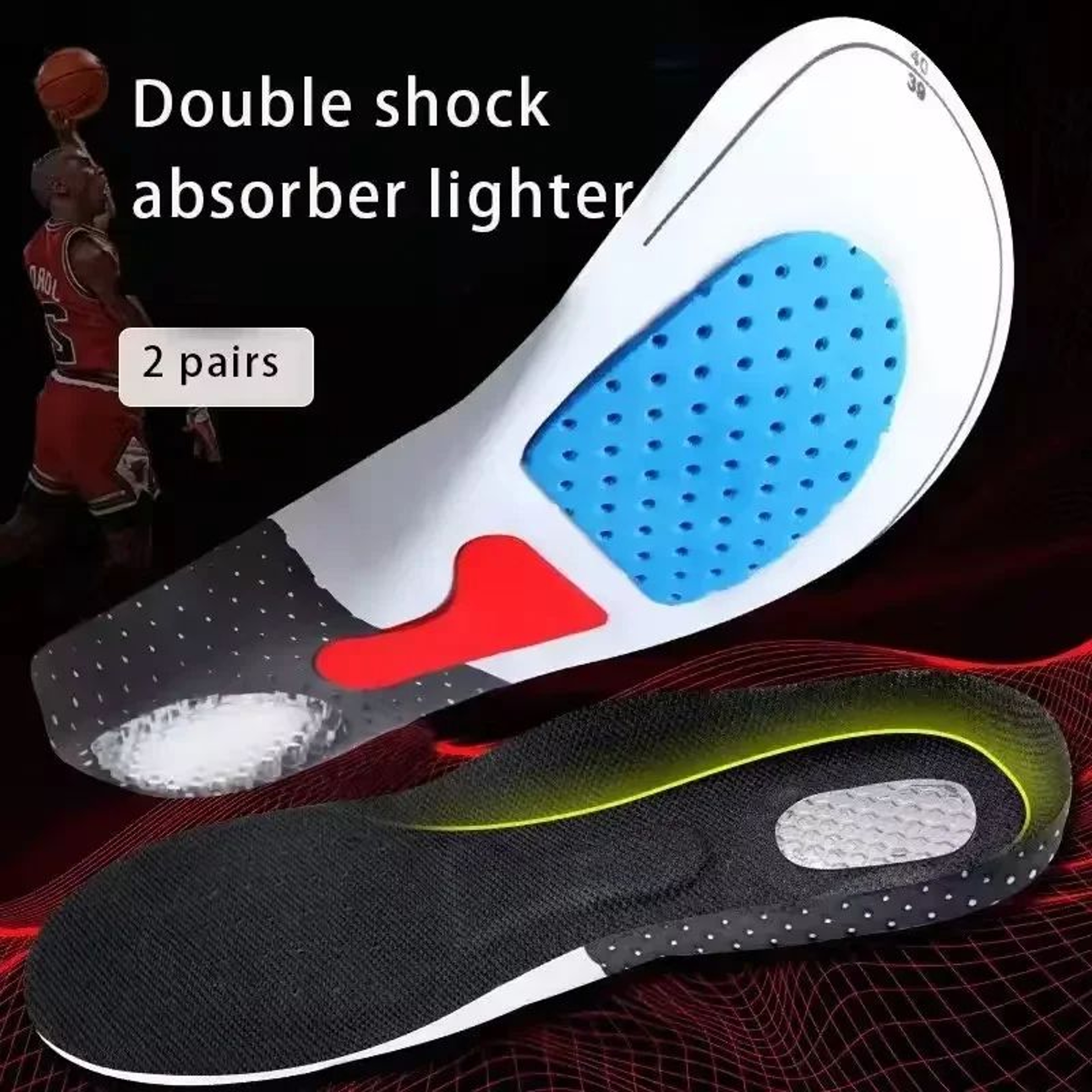 Silicone Gel Sports Insoles For Men  Women Arch Support Inserts For Running Walking And Athletic Fo 4