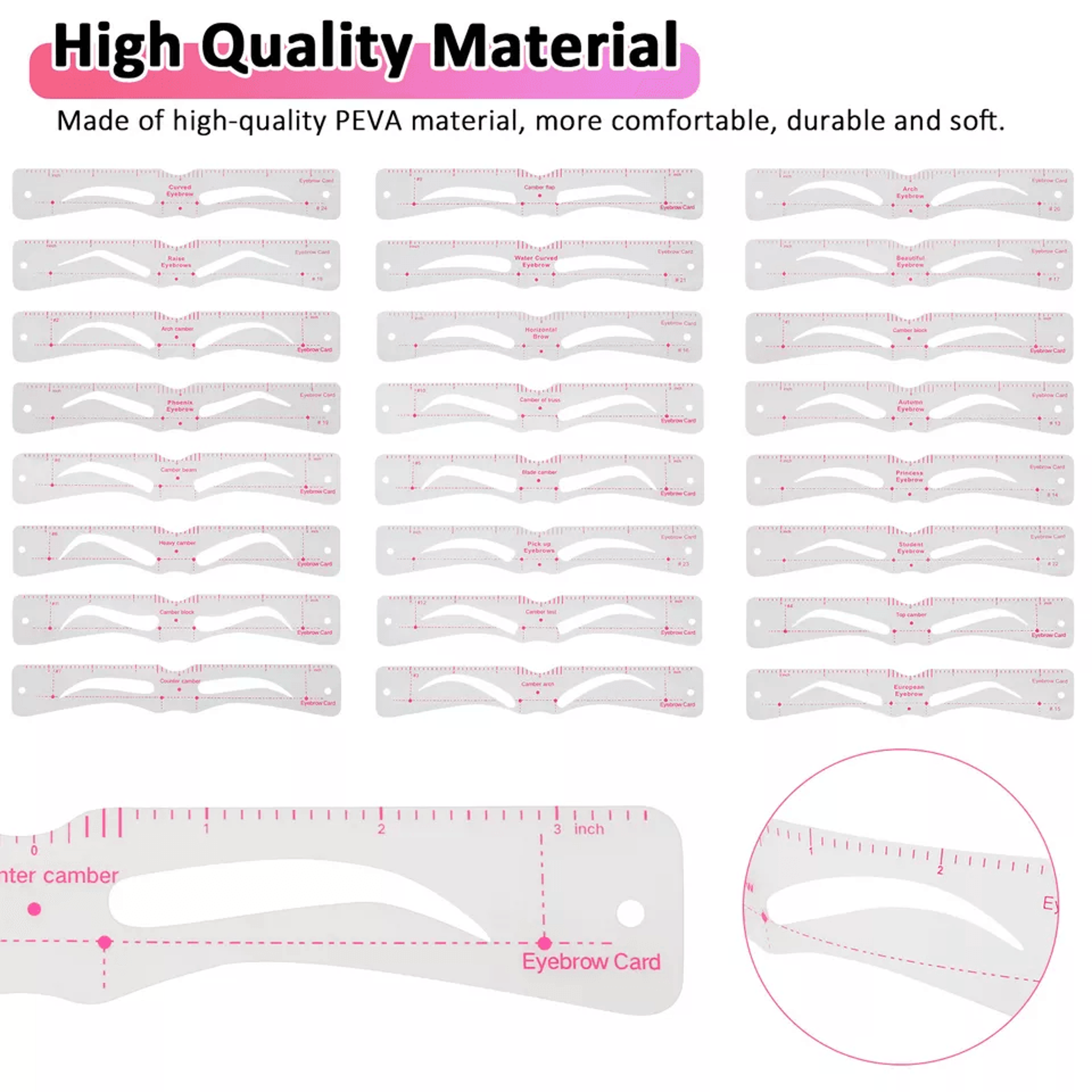 Eyebrow Shaping Stencils Grooming Template Kit Styles Makeup Tool For Eyebrow Styling Grooming  Sha 5