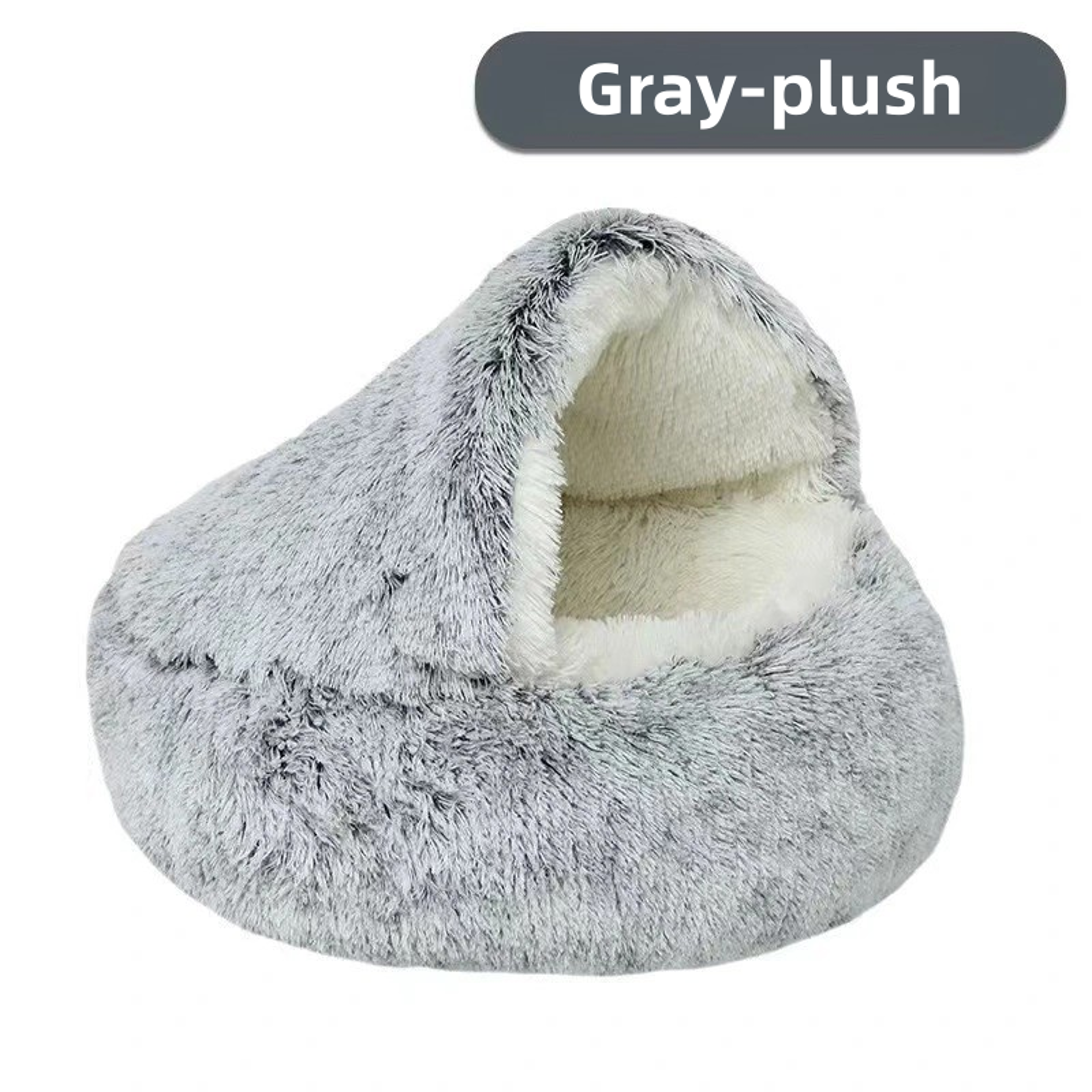 Plush Comforter Shell Cat Nest Autumn Winter Soft Pet Bed Warm Cold Plush Bed For Cats 8