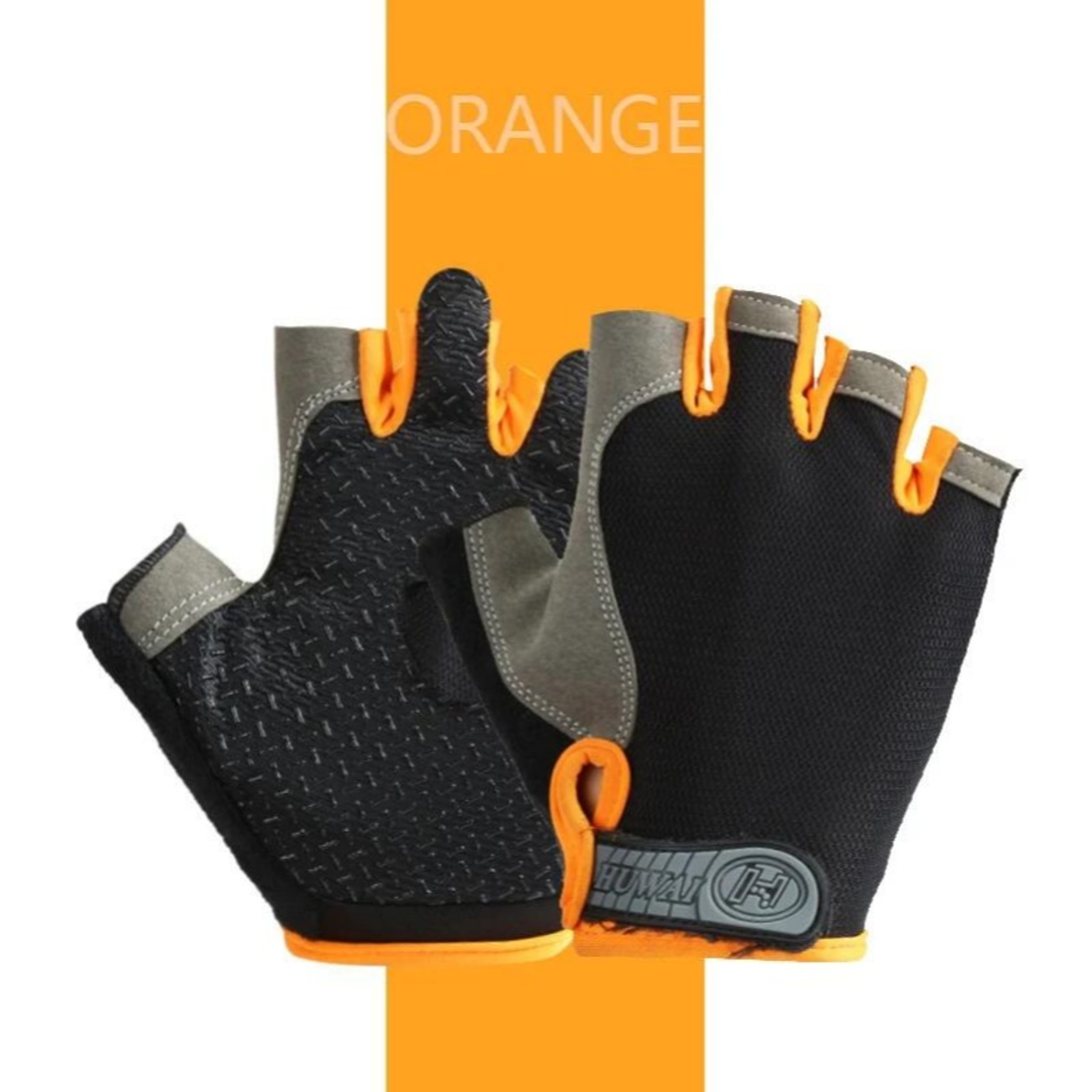 Gym Gloves Fingerless Gloves Anti-Slip Shock-Absorbing Breathable Gloves for Training Lifting Weight Cycling Performance – view 9