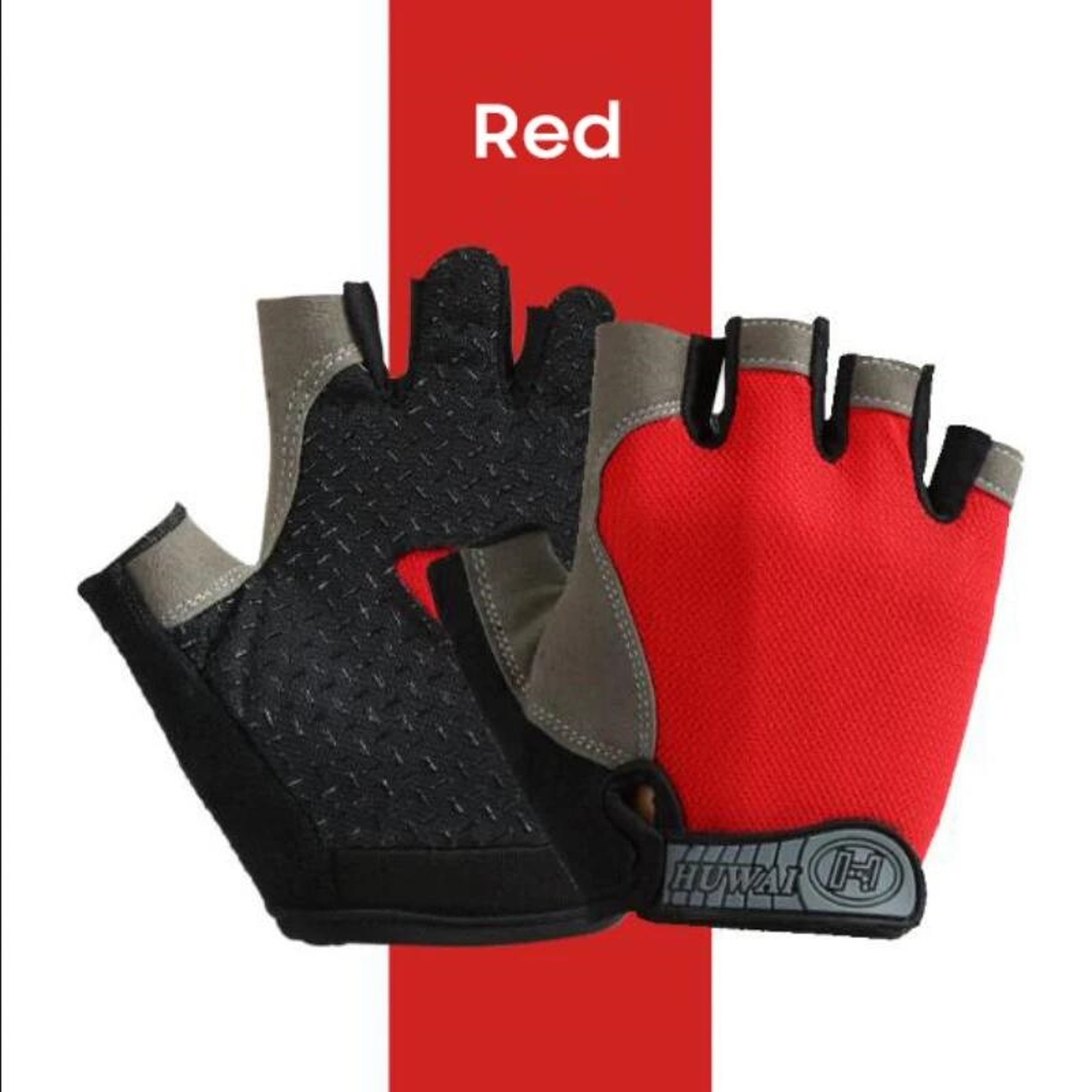 Gym Gloves Fingerless Gloves Anti-Slip Shock-Absorbing Breathable Gloves for Training Lifting Weight Cycling Performance – view 10