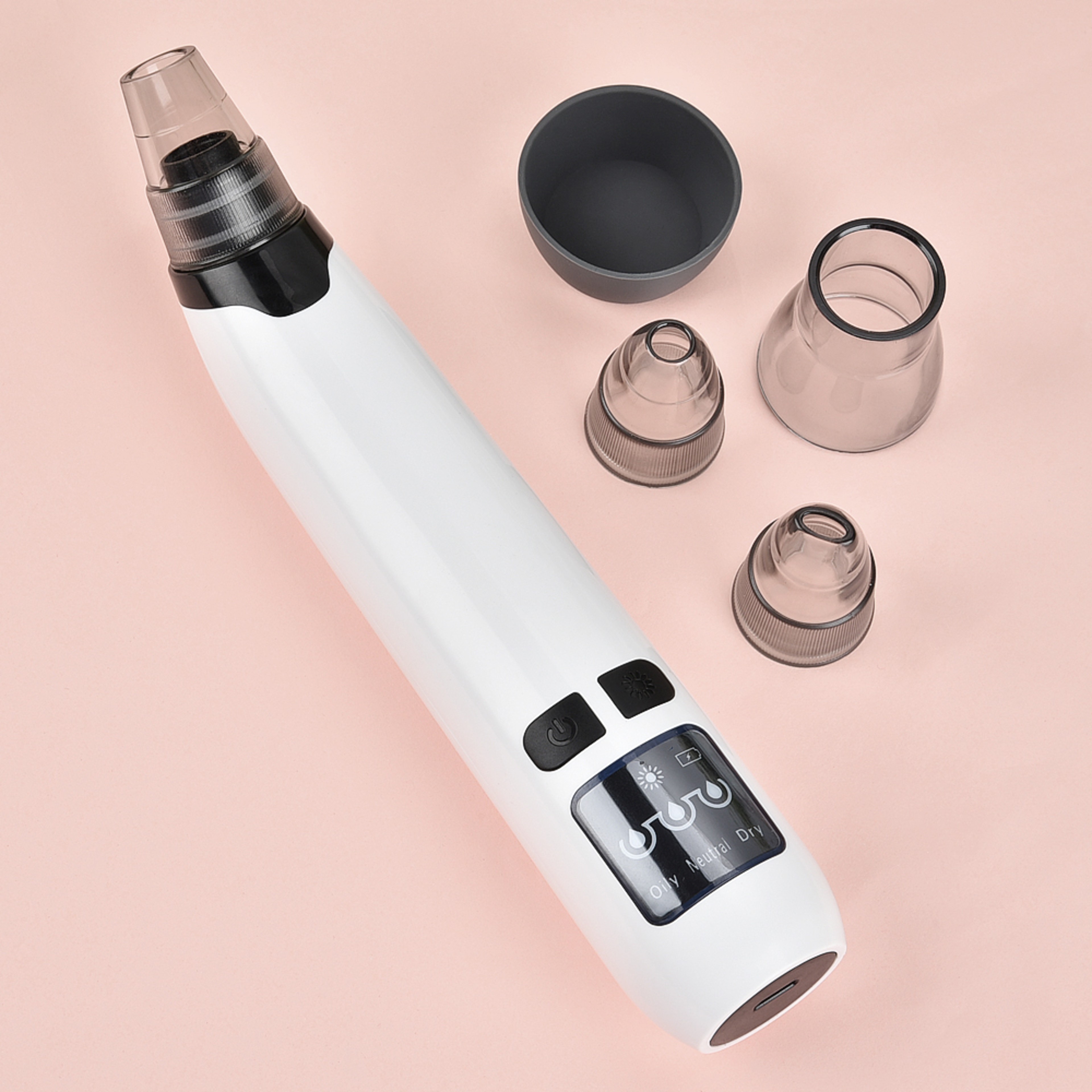 Facial Cleaner Black Point Vacuum Suction Beauty Blackhead Remover Black Head Dots Extractor Skin C 3