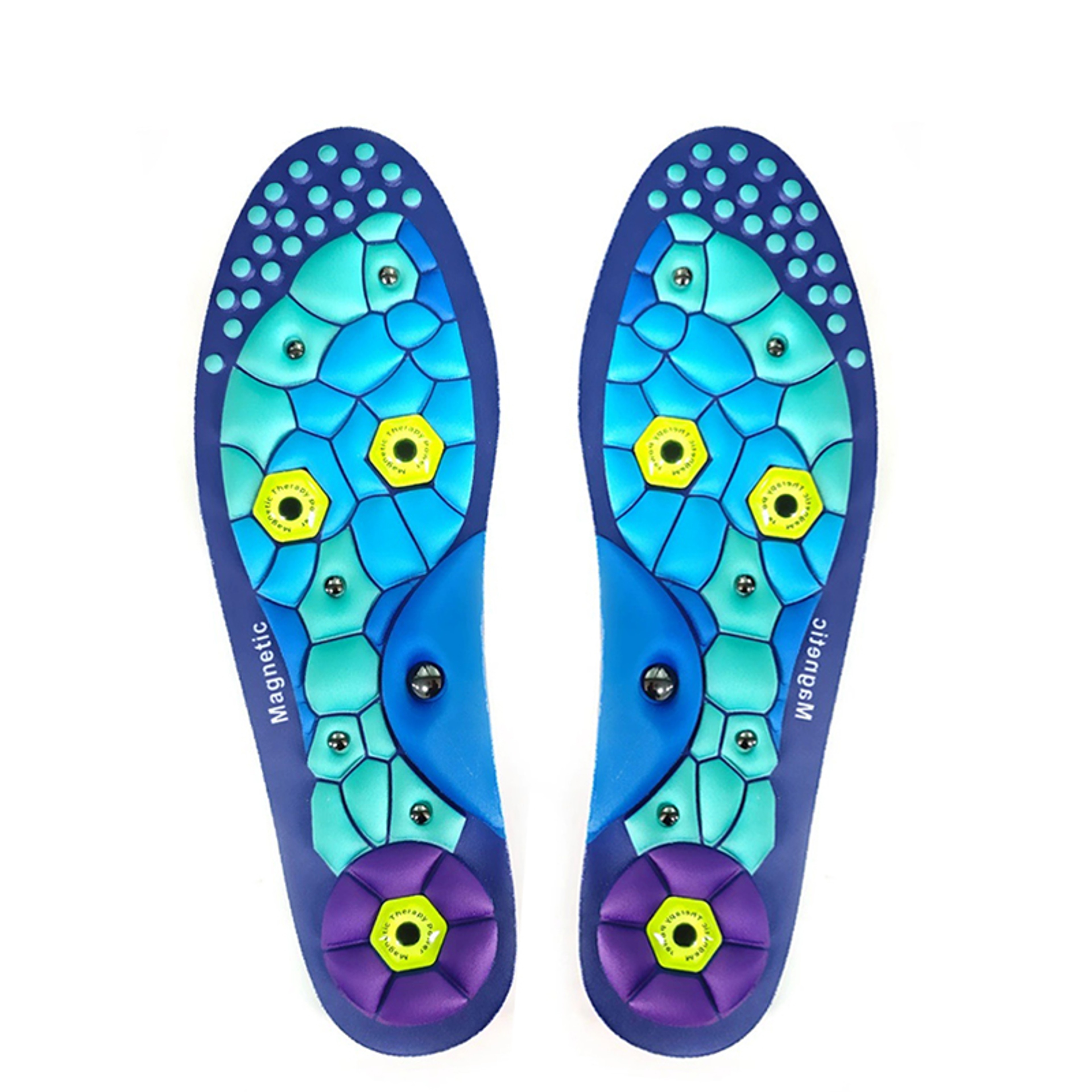 Foot Acupressure Enhanced Magnetic Insoles, Orthopedic Therapy Pads, Detox Massage Inserts, Pain Relief Support – view 7