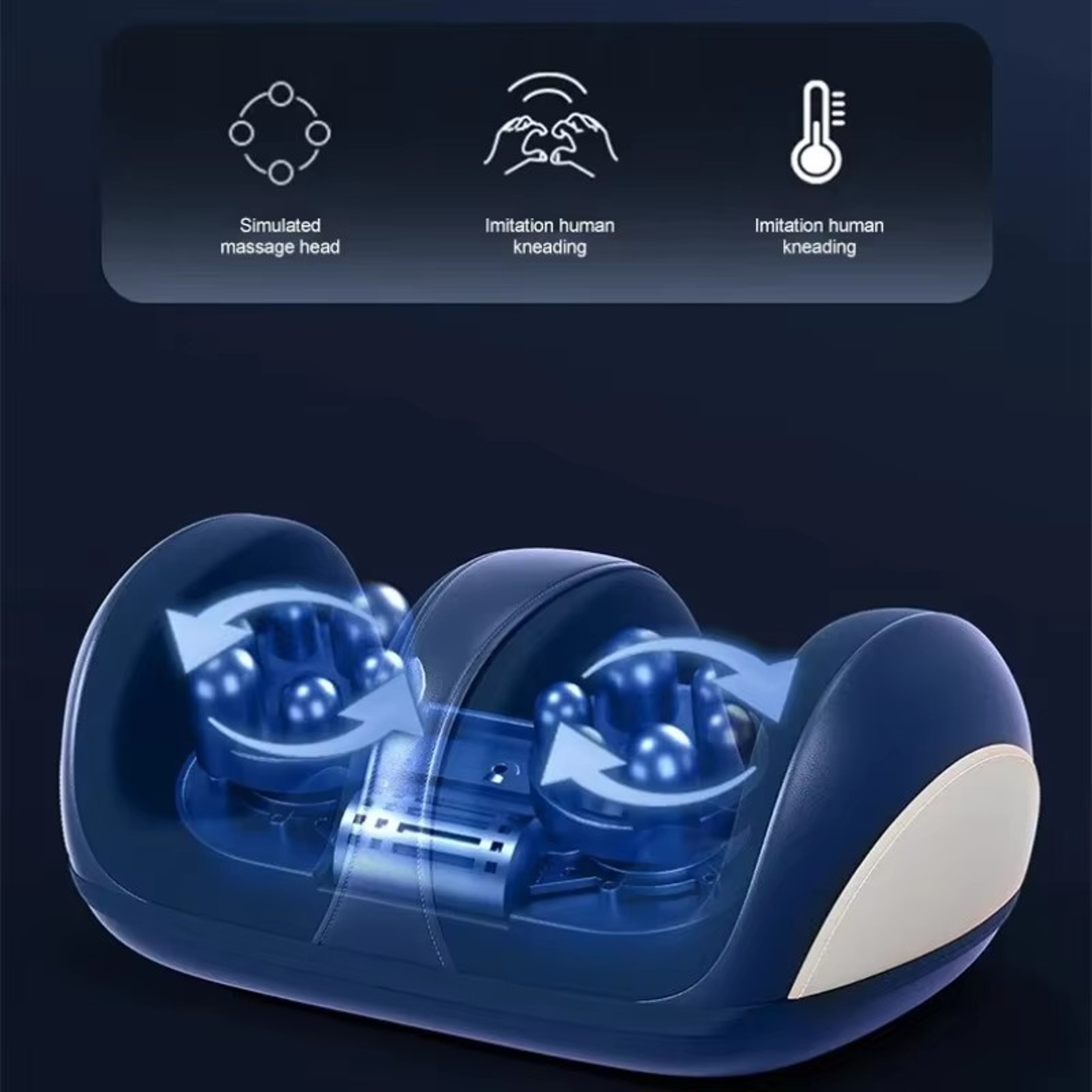 Leg Massage Heated Roller Pressure Super Big Electric Foot Calf Massager Compression Relax Feet Mus 5