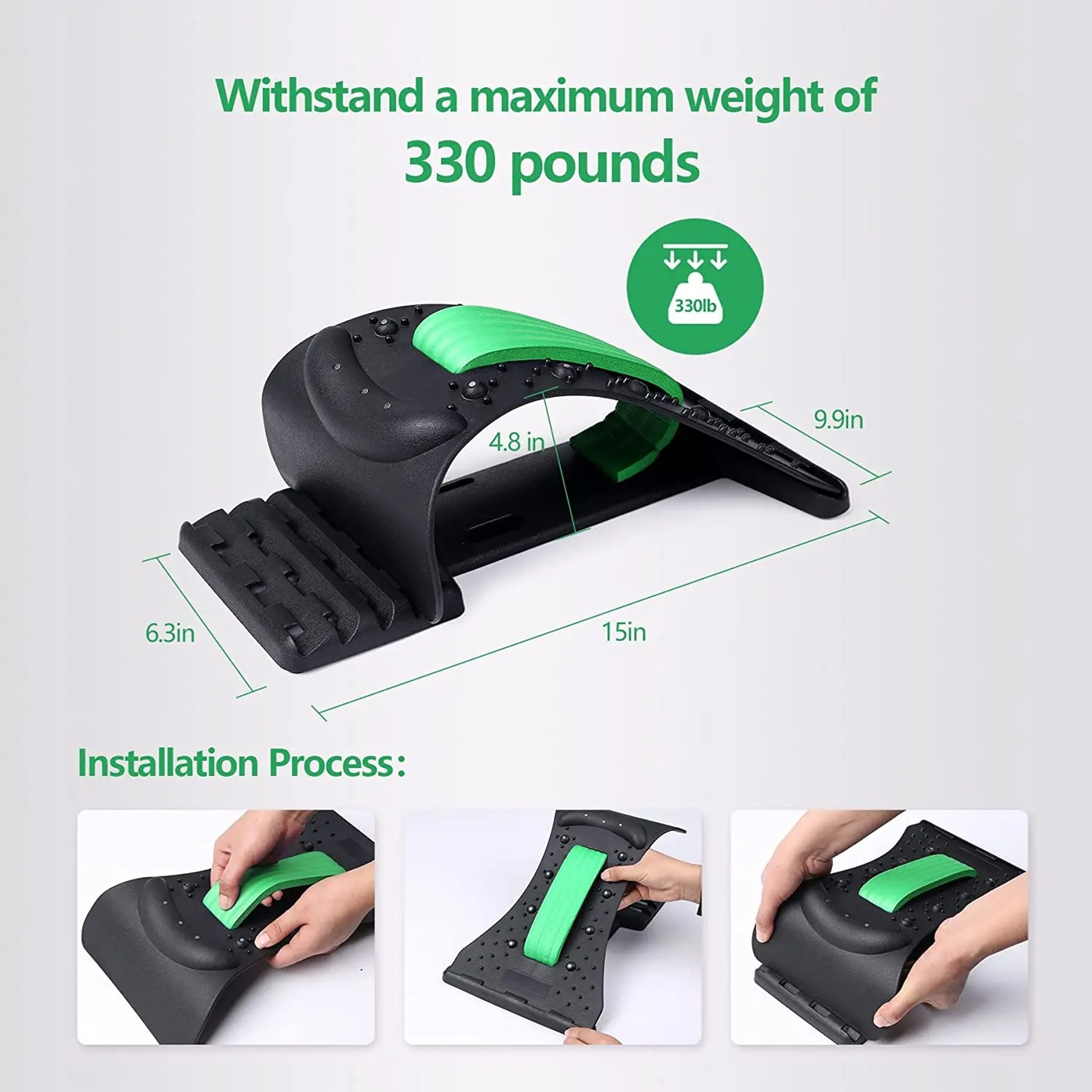 Apparatus Neck Shoulder Stretcher, Cervical Spine Support Relaxer, 4 Level Neck Stretches Massage, Muscle Massage – view 6