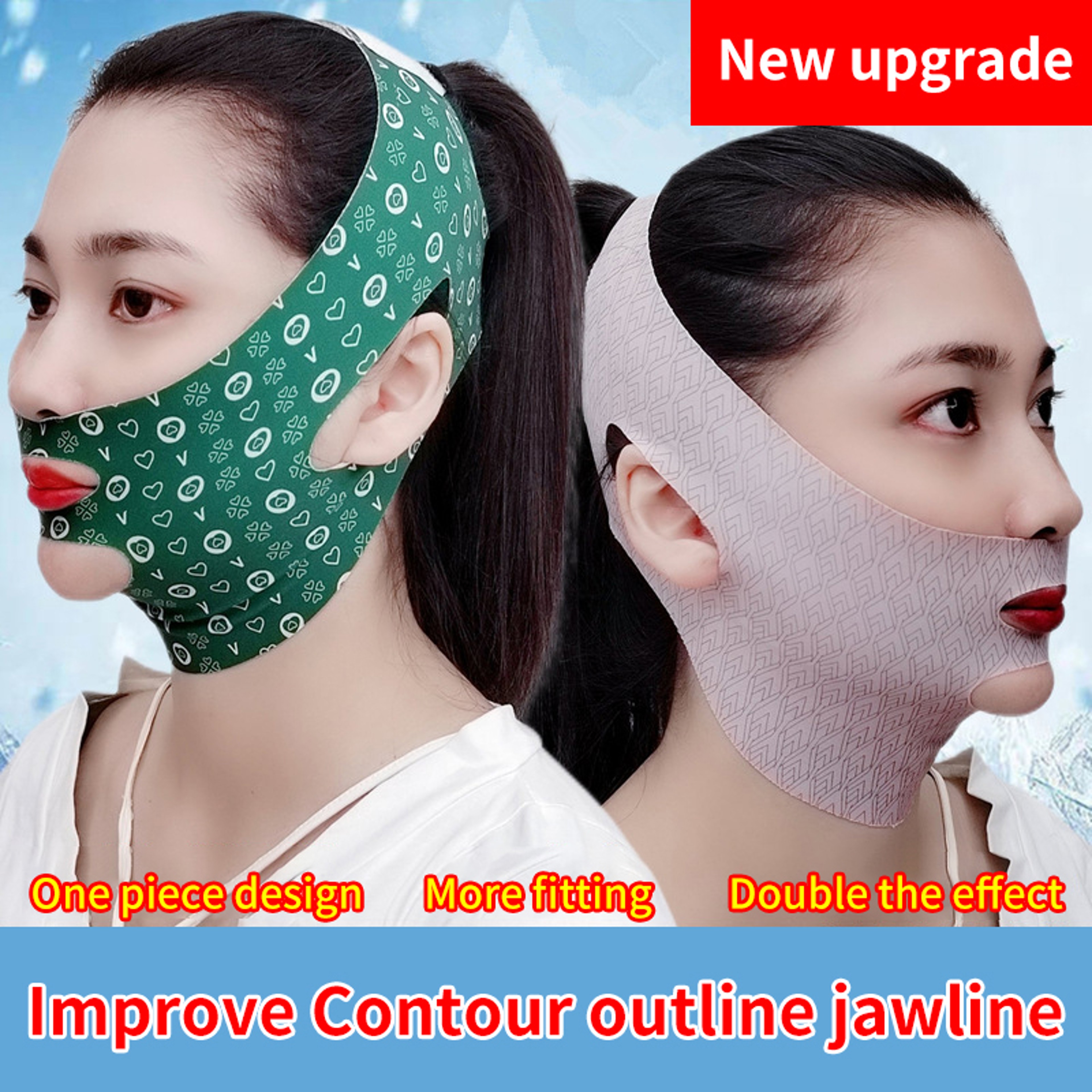 V Line Lifting Mask Chin Cheek Slimming Bandage Anti Wrinkle Sleeping Mask Strap V Shaper Face Lift 2