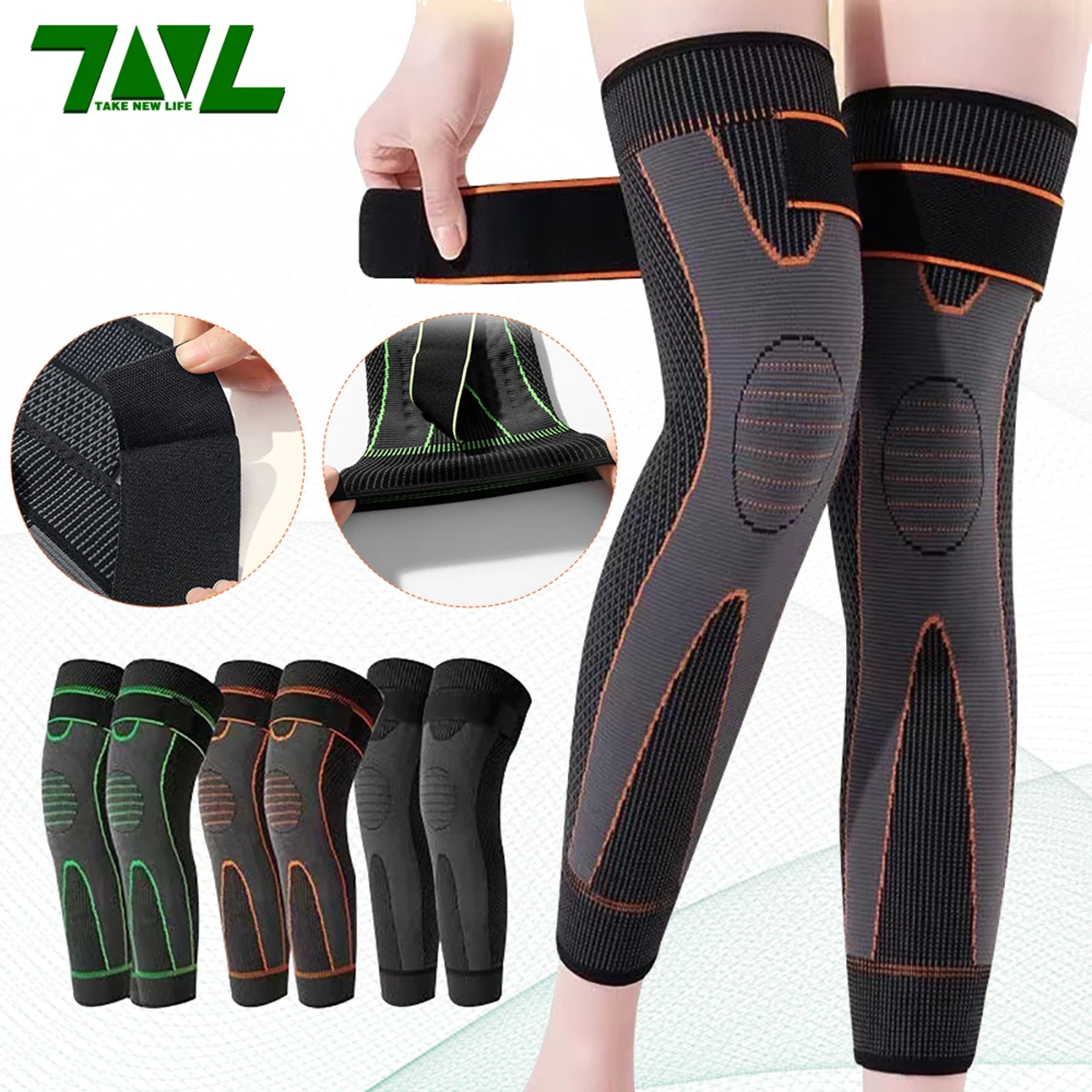 Elastic Nylon Sport Compression Knee Pads Fitness Knee Support Braces Bandage For Basketball Runnin 0