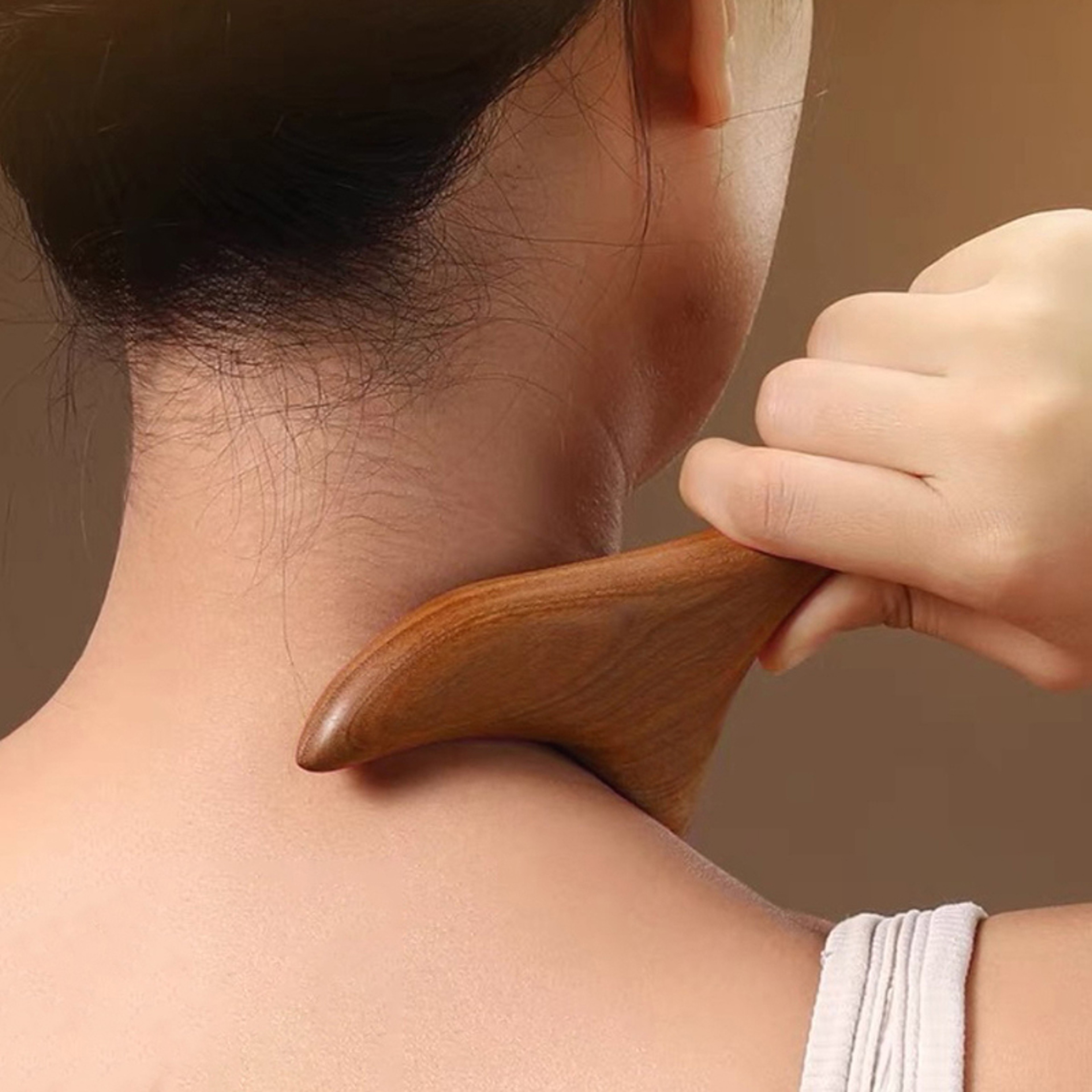Sandalwood Trigger Point Massage Professional Gua Sha Tools For Neck Foot Back Leg Hand Face Home G