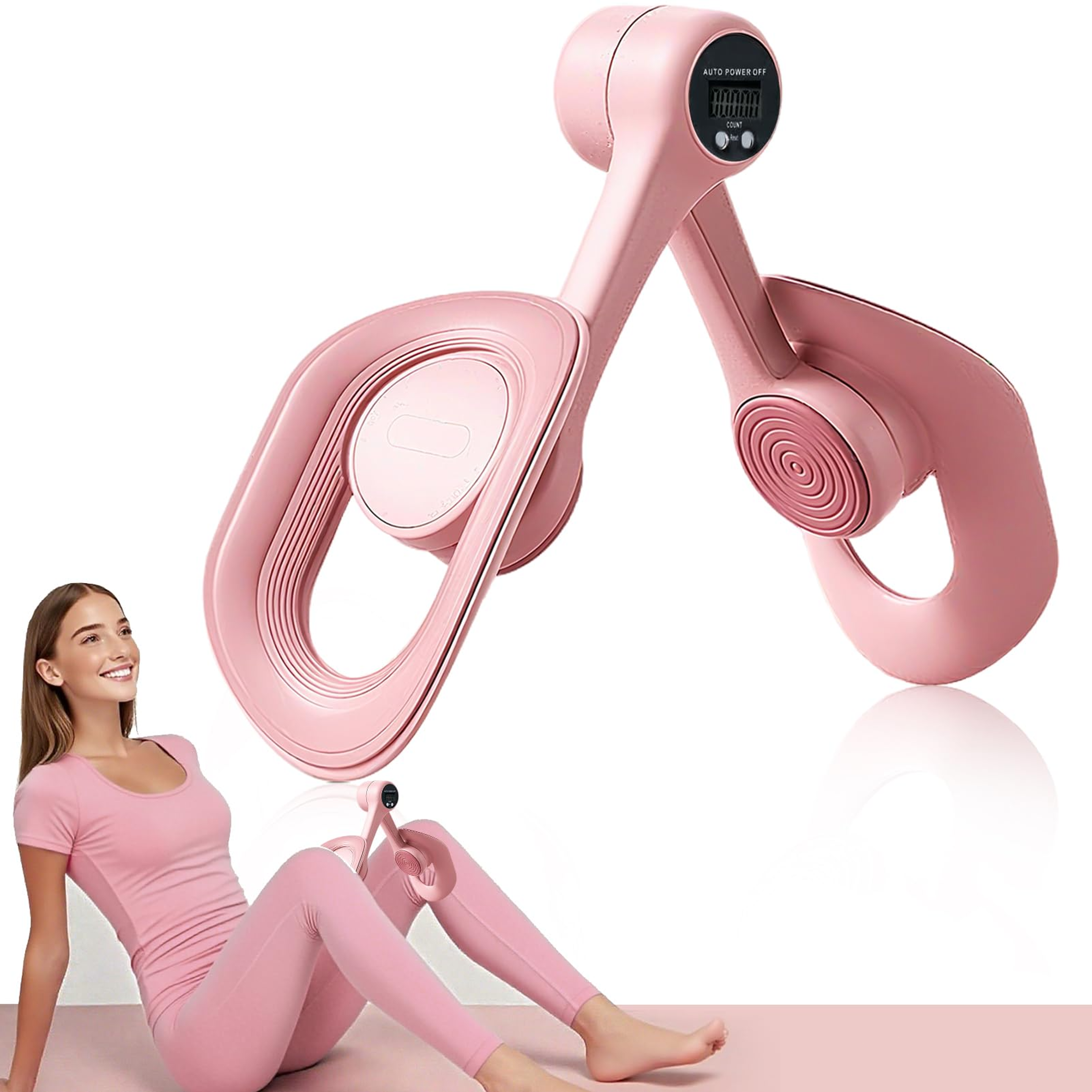 Pelvic Floor Repair Trainer for Women, LED Muscle Leg Clamps, Convenient Beauty Fitness Equipment – view 1