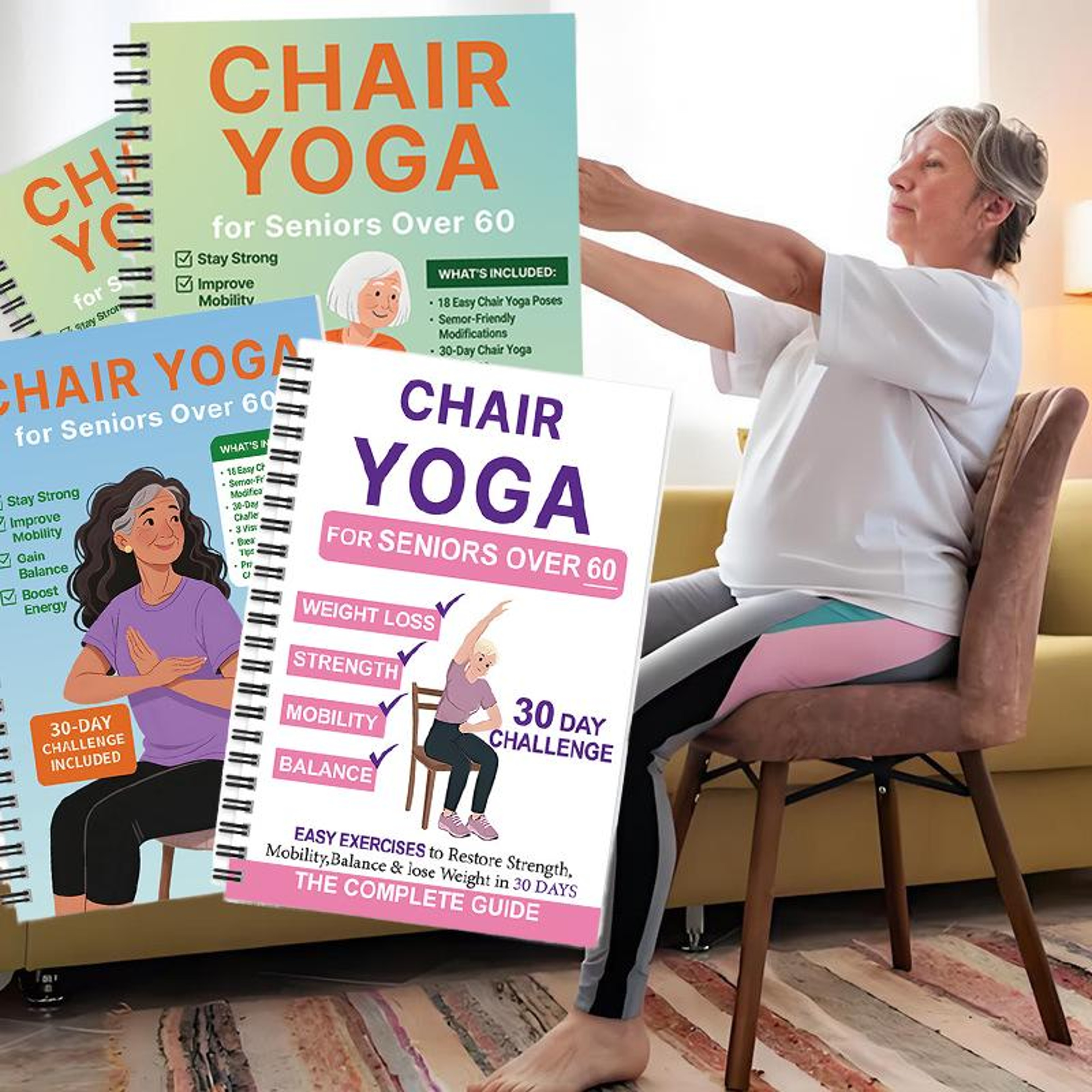Chair Yoga Guide for Seniors, Low-Impact Seated Routines for Mobility, Balance & Health – view 2