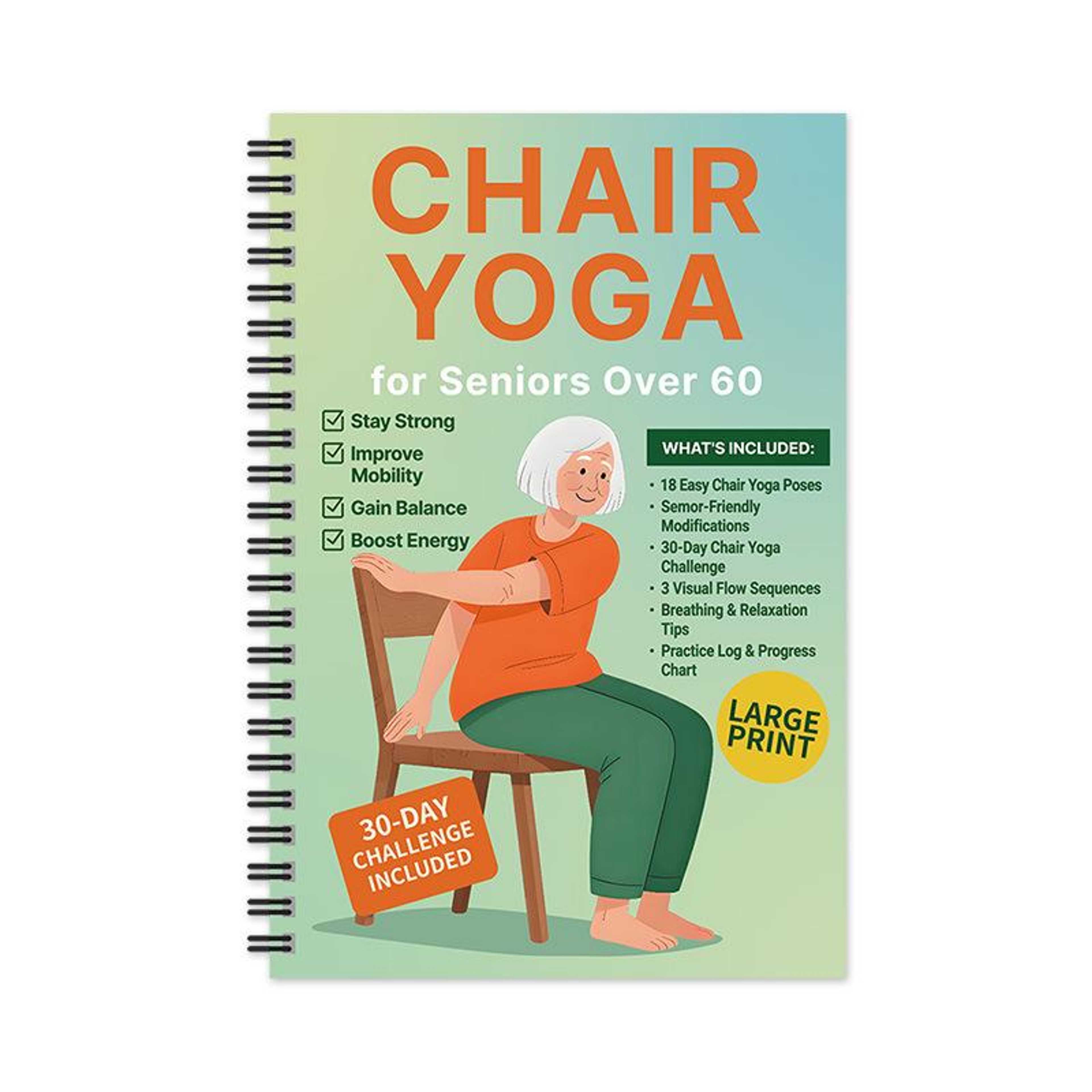 Chair Yoga Guide for Seniors, Low-Impact Seated Routines for Mobility, Balance & Health – view 9