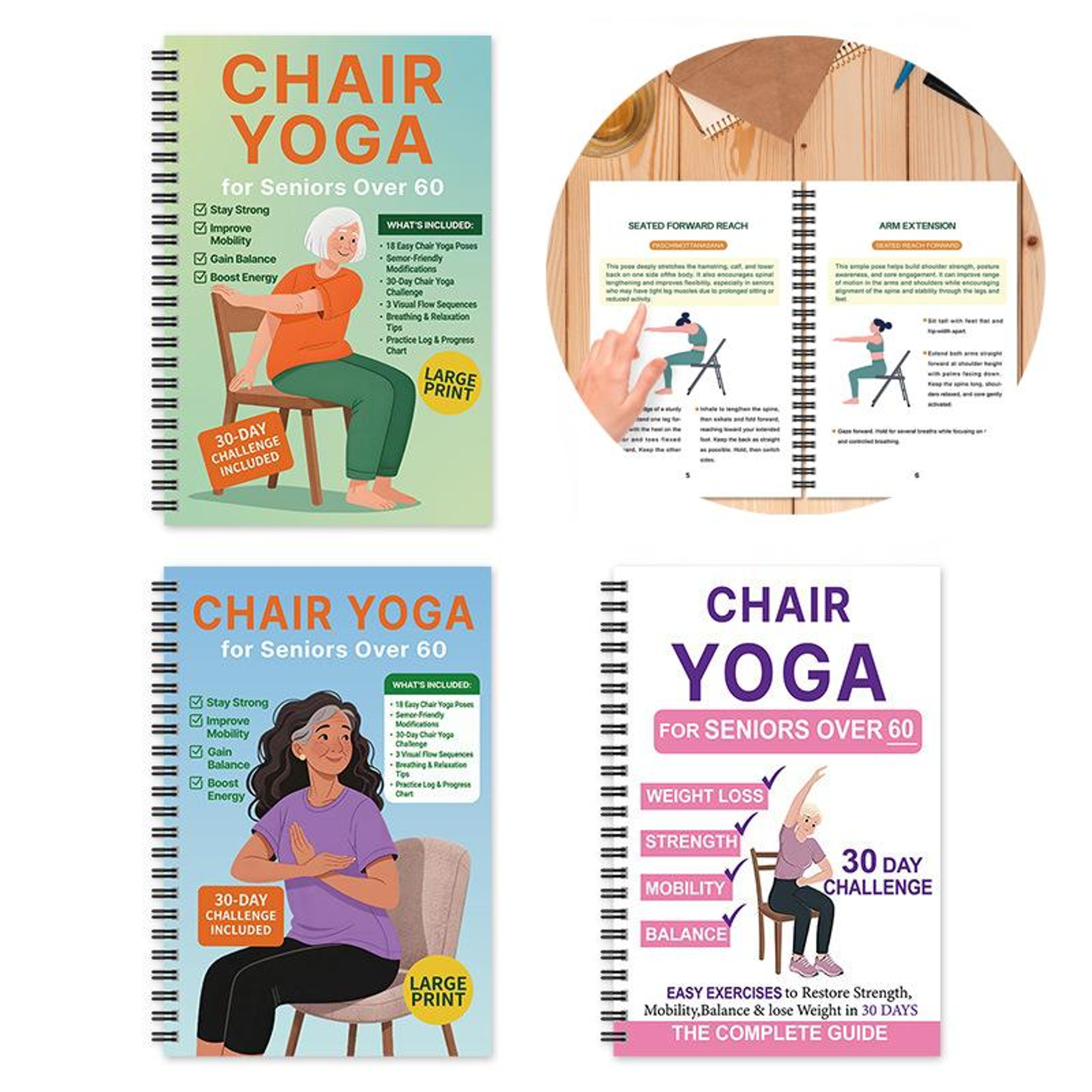 Chair Yoga Guide for Seniors, Low-Impact Seated Routines for Mobility, Balance & Health – view 5