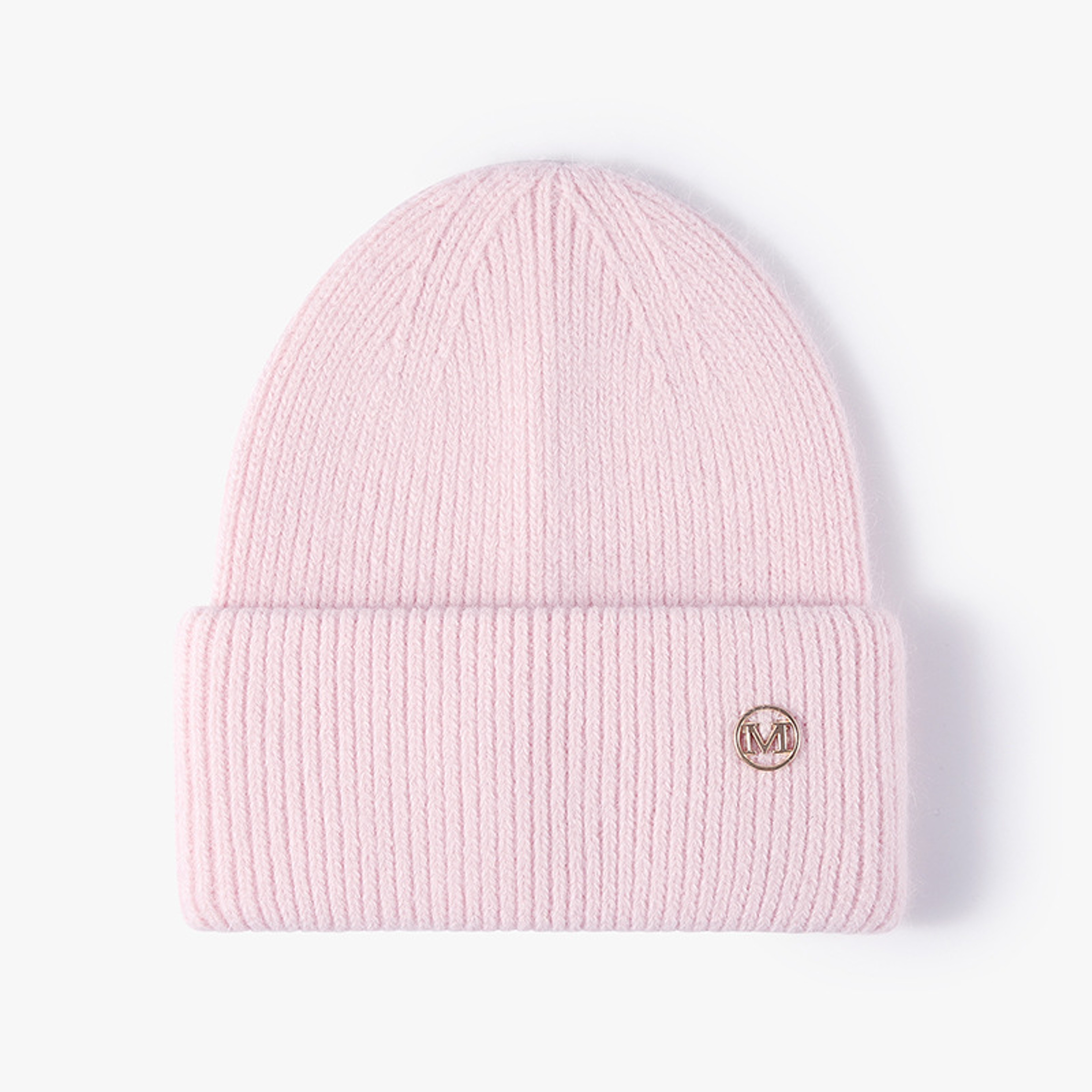 Soft Knit Beanie Warm Rabbit Fur Womens Winter Hats Slouchy Cap Solid Color Casual Outdoor Fashion  8