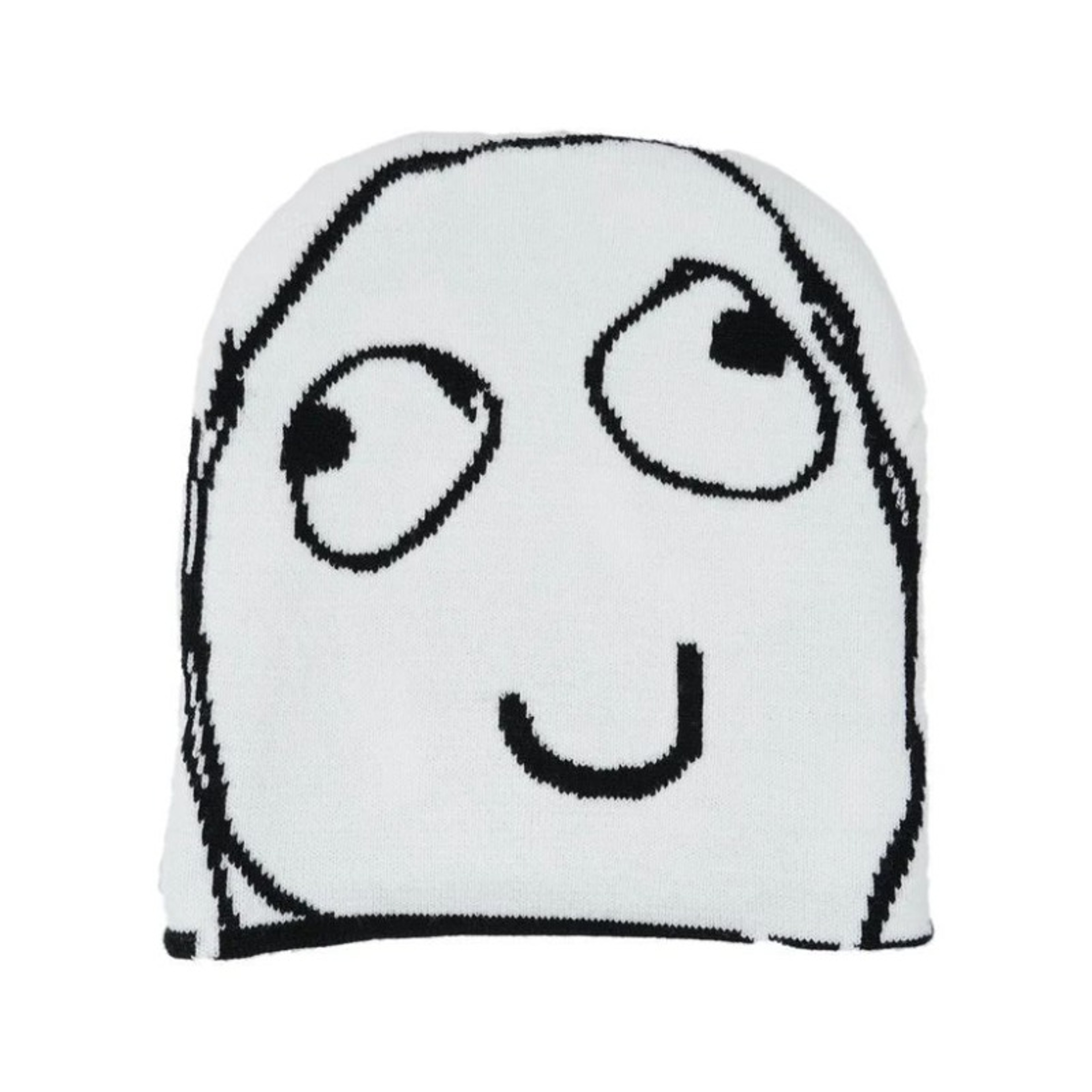 Unisex Winter Hat Funny Cartoon Face Knit Beanie Soft Warm Stretchy Acrylic Casual Skull Cap For Me 4