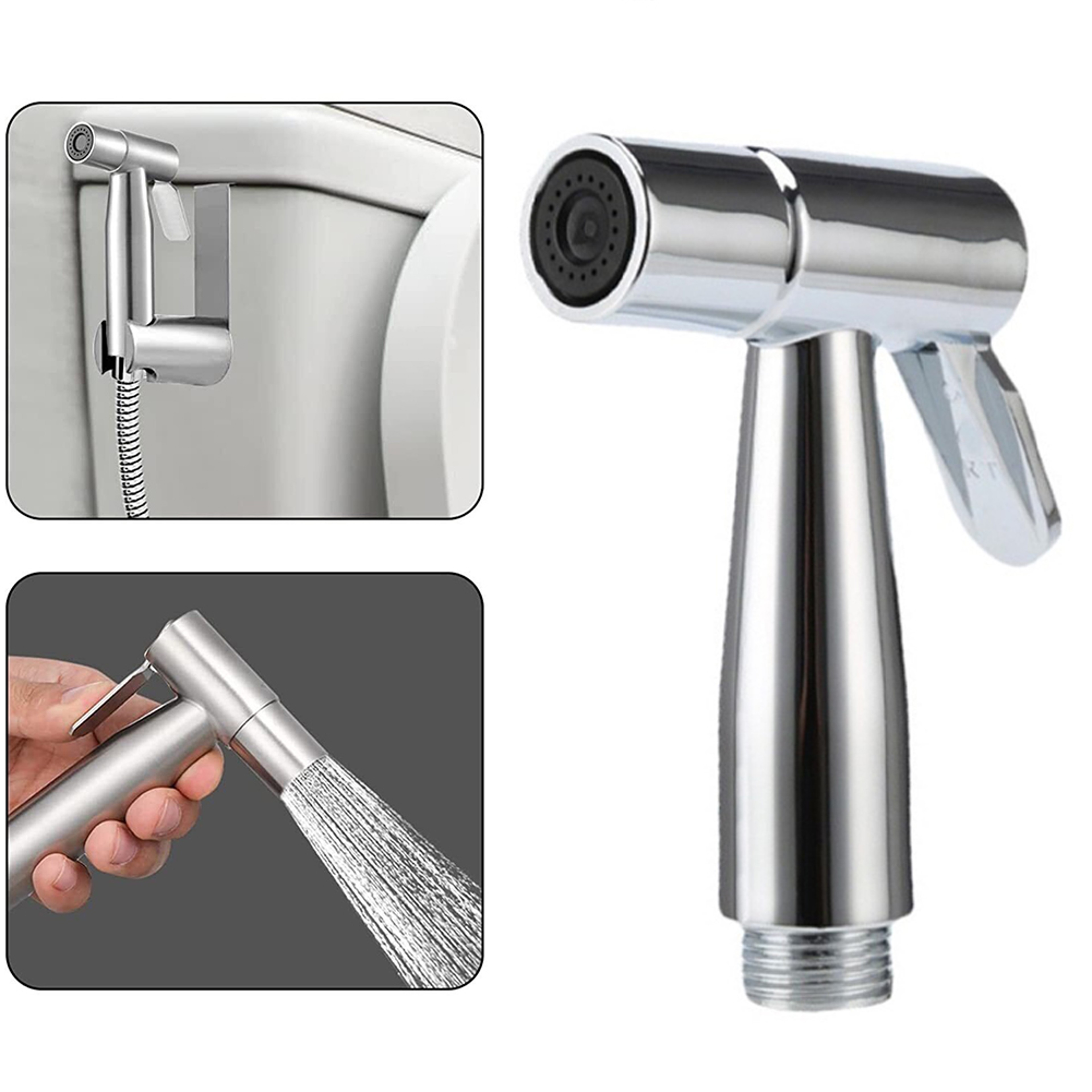 Handheld Bidet Sprayer for Toilet Shattaf Bathroom Cleaning Shower Head – view 5