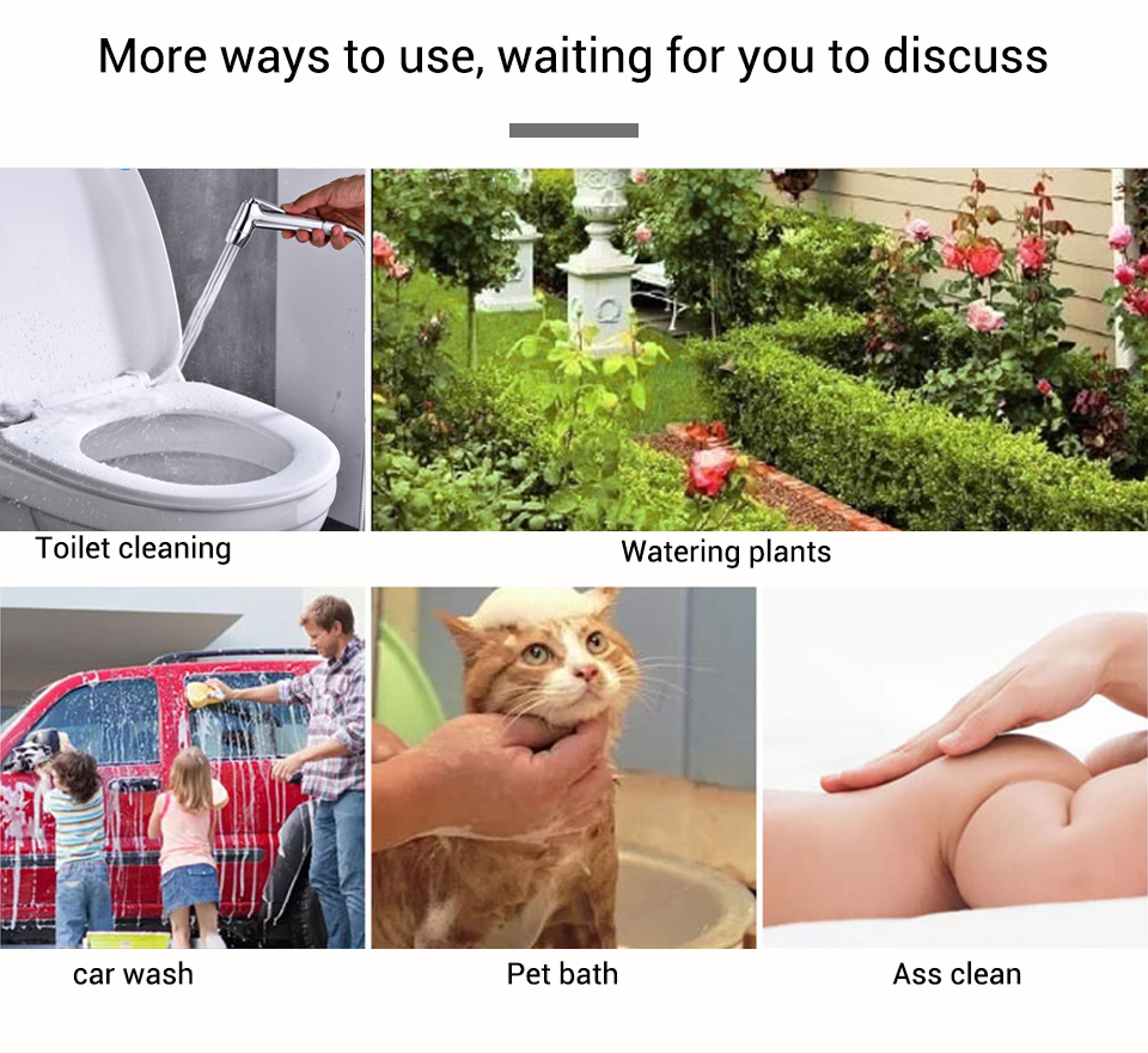 Dual Flow Handheld Bidet Sprayer Portable Toilet Sprayer For Travel And Daily Hygiene 3