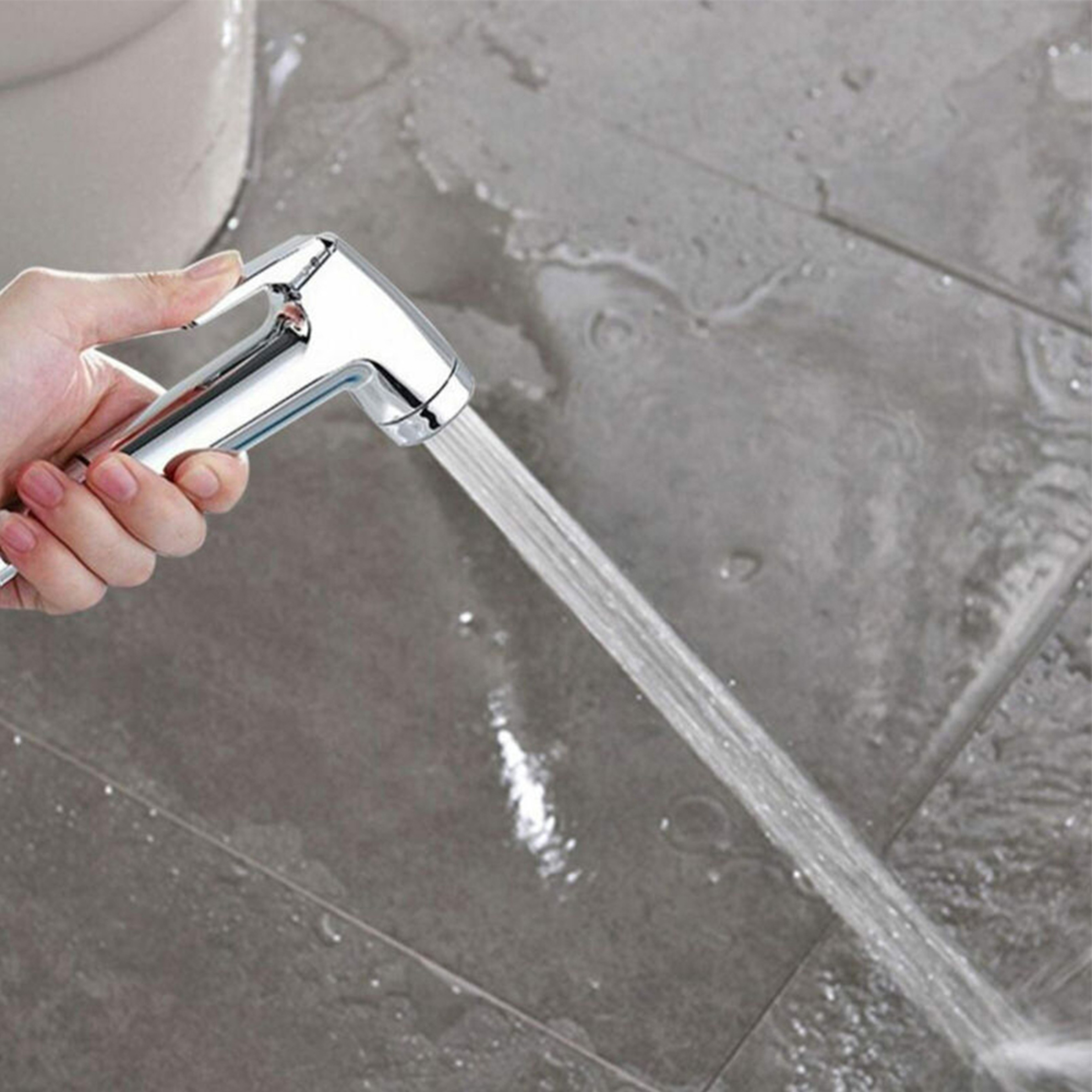 Multi Purpose Handheld Bidet Sprayer For Toilet  Cleaning Adjustable Pressure Kit 1