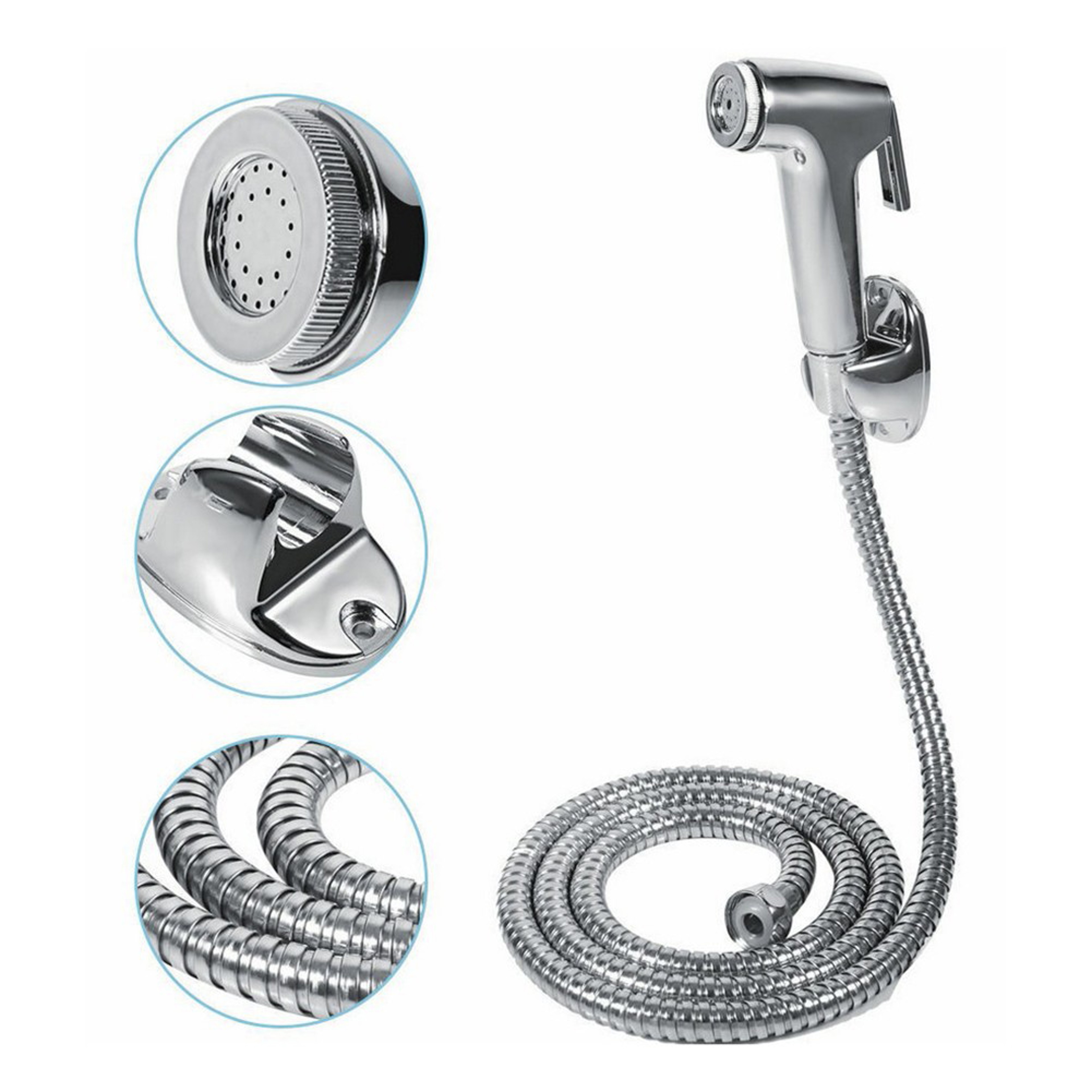 Multi Purpose Handheld Bidet Sprayer For Toilet  Cleaning Adjustable Pressure Kit 0