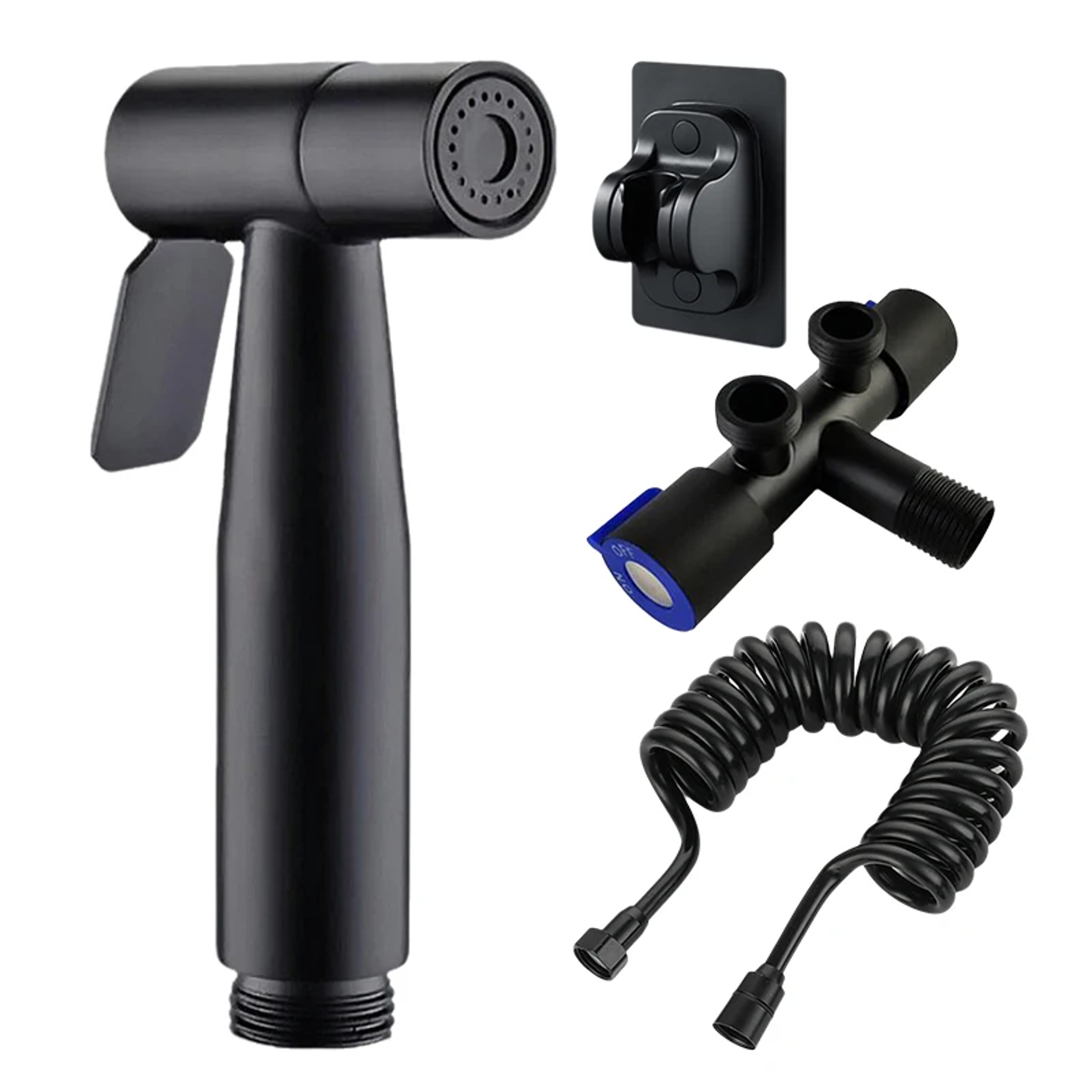 Dual Control Handheld Bidet Sprayer For Toilet Stainless Steel Toilet Bidet Sprayer 2