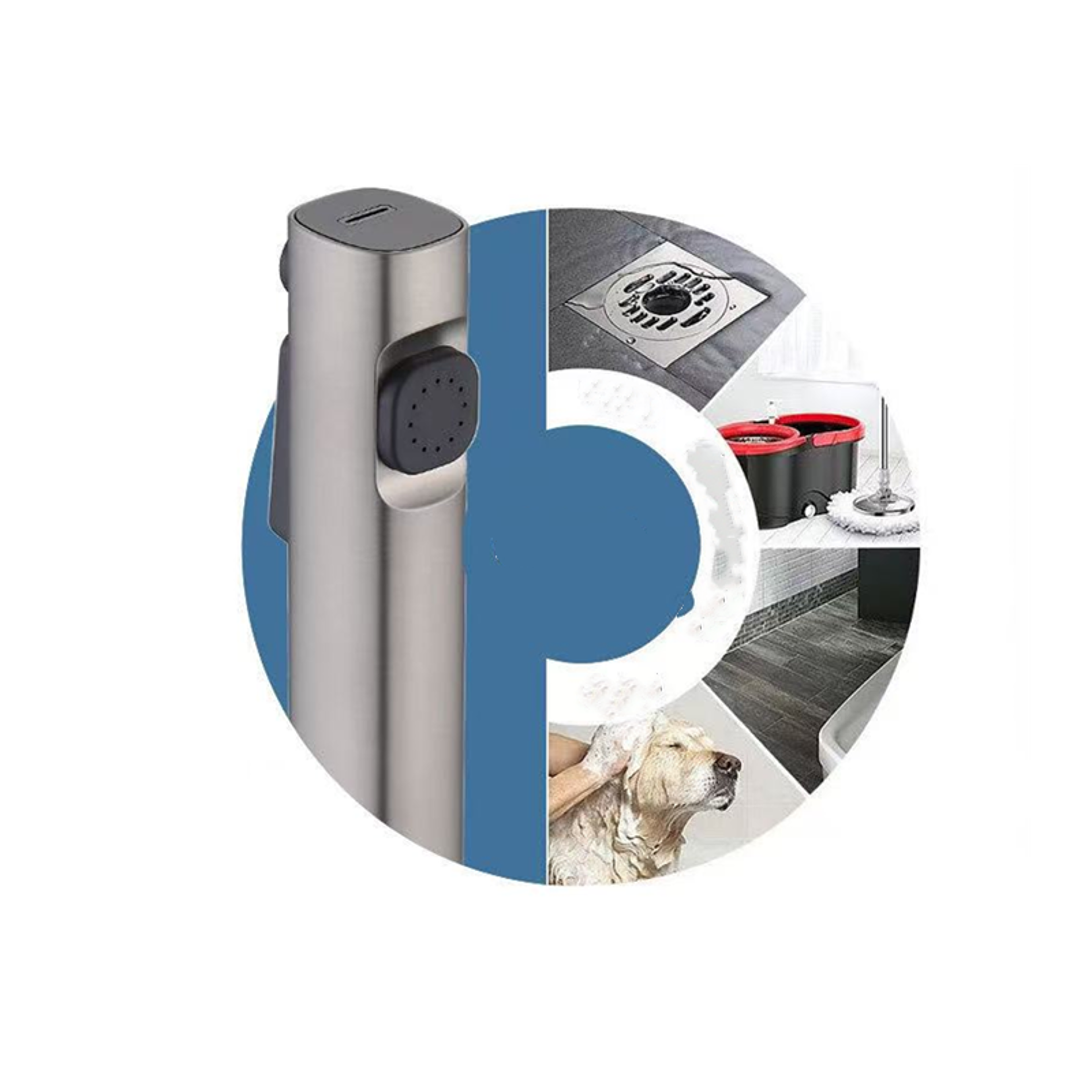 Handheld Bidet Sprayer For Toilet With Pressure Control Shattaf Attachment 2