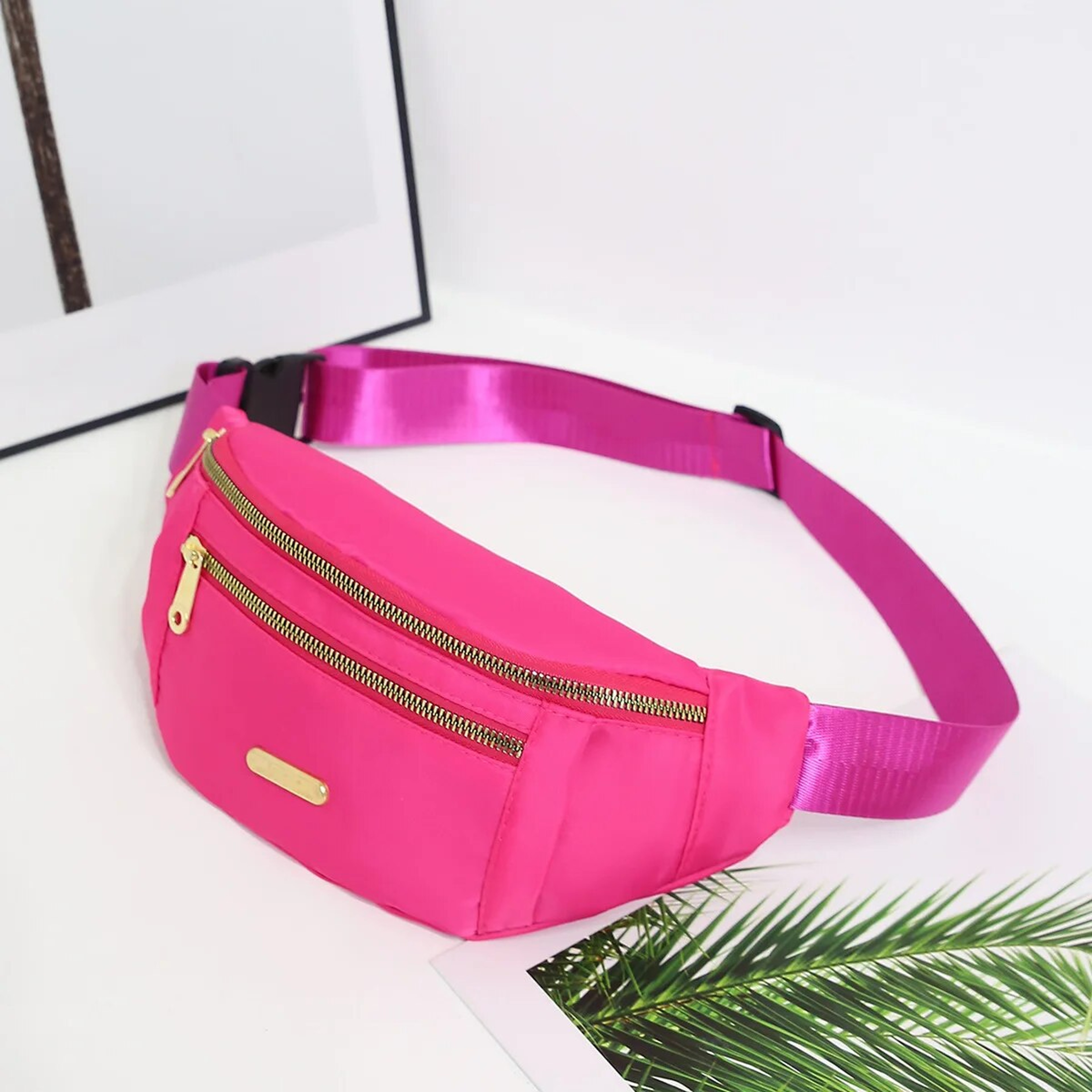 Women's Sports Waist Bag Crossbody Belt Bag with Multi Pocket Phone Storage – view 13