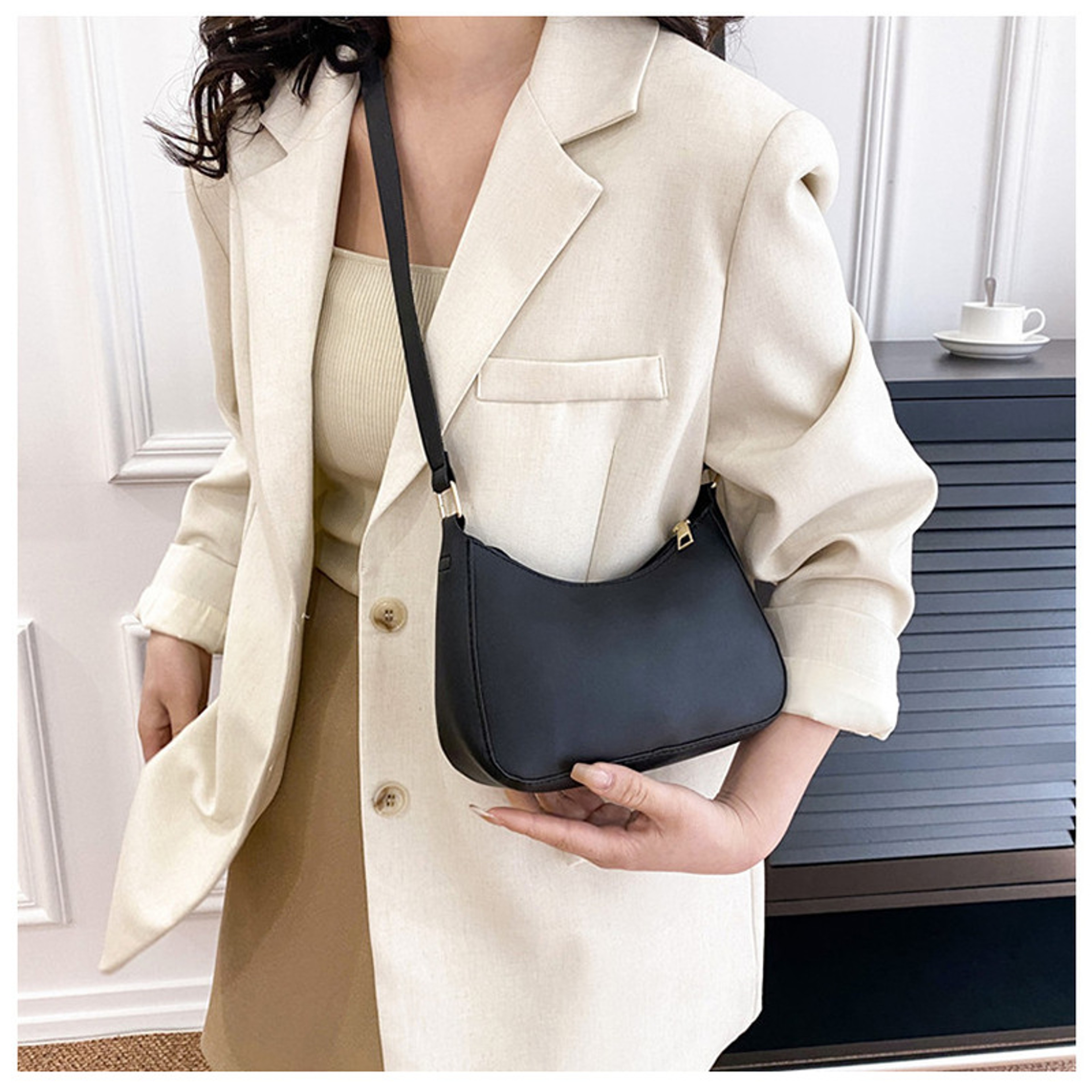 Minimalist Small Square Shoulder Bag For Women 2