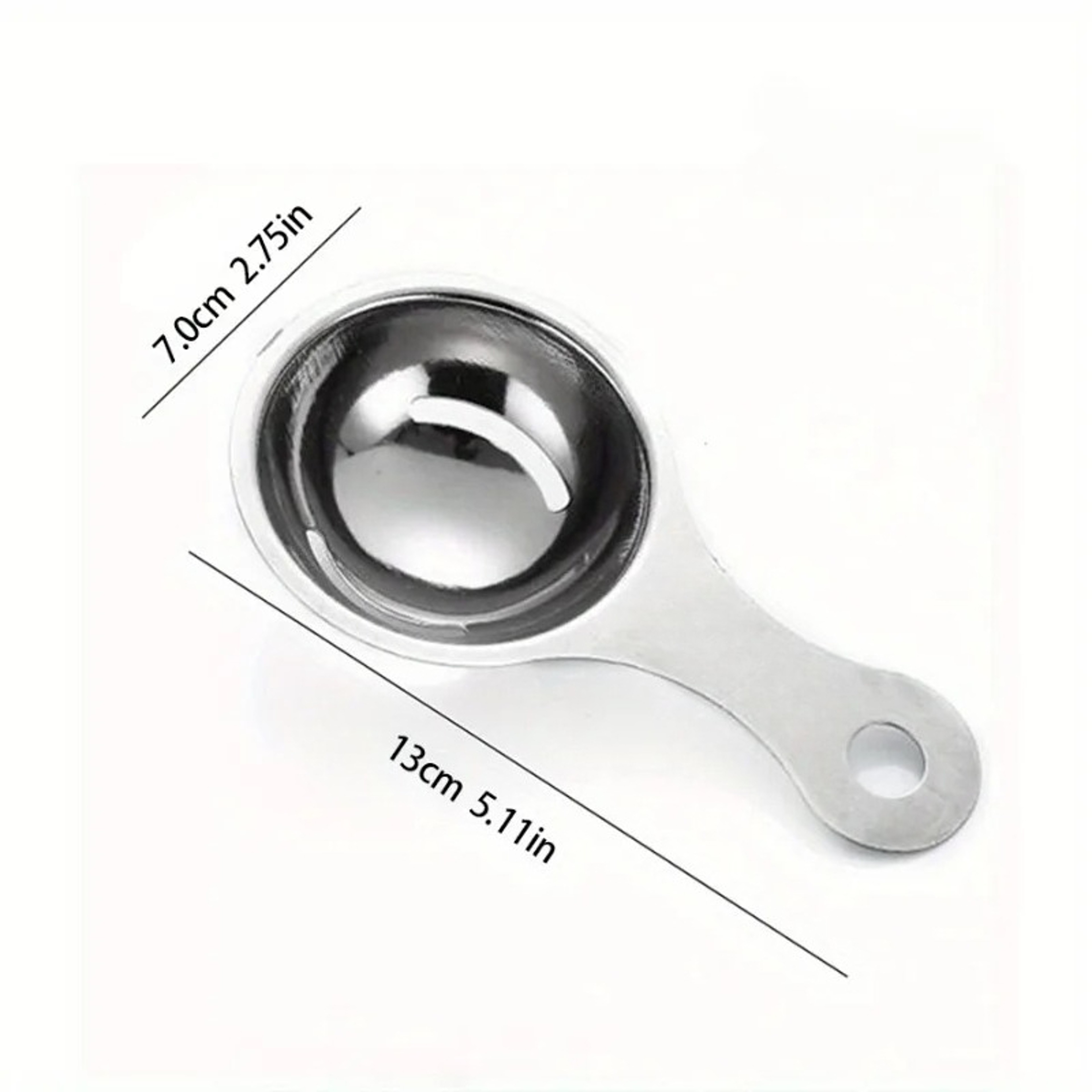 Stainless Steel Egg Separator Yolk White Divider Tool for Effortless Egg Separation – view 3