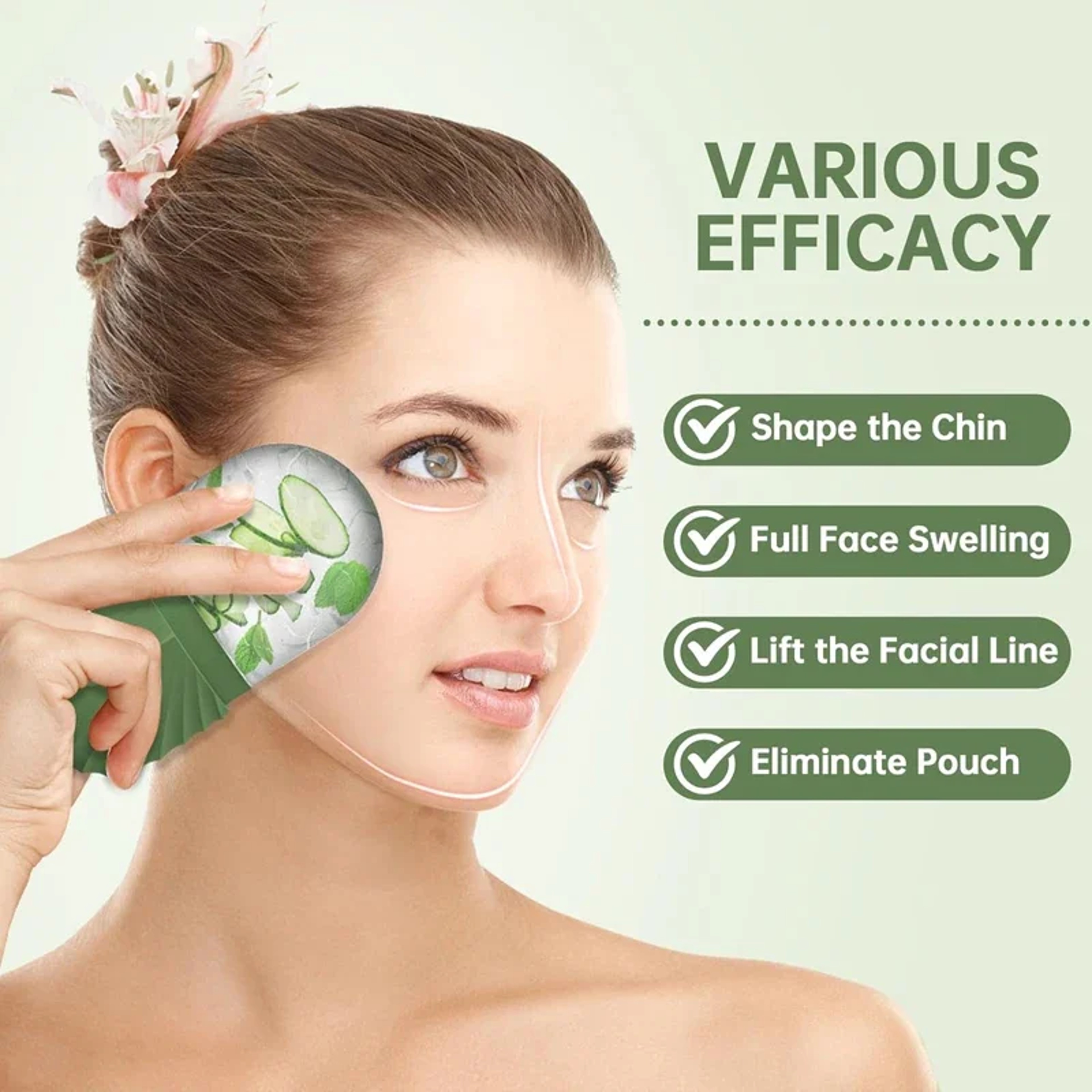 Silicone Ice Face Roller For Puffiness Relief And Pore Care 3