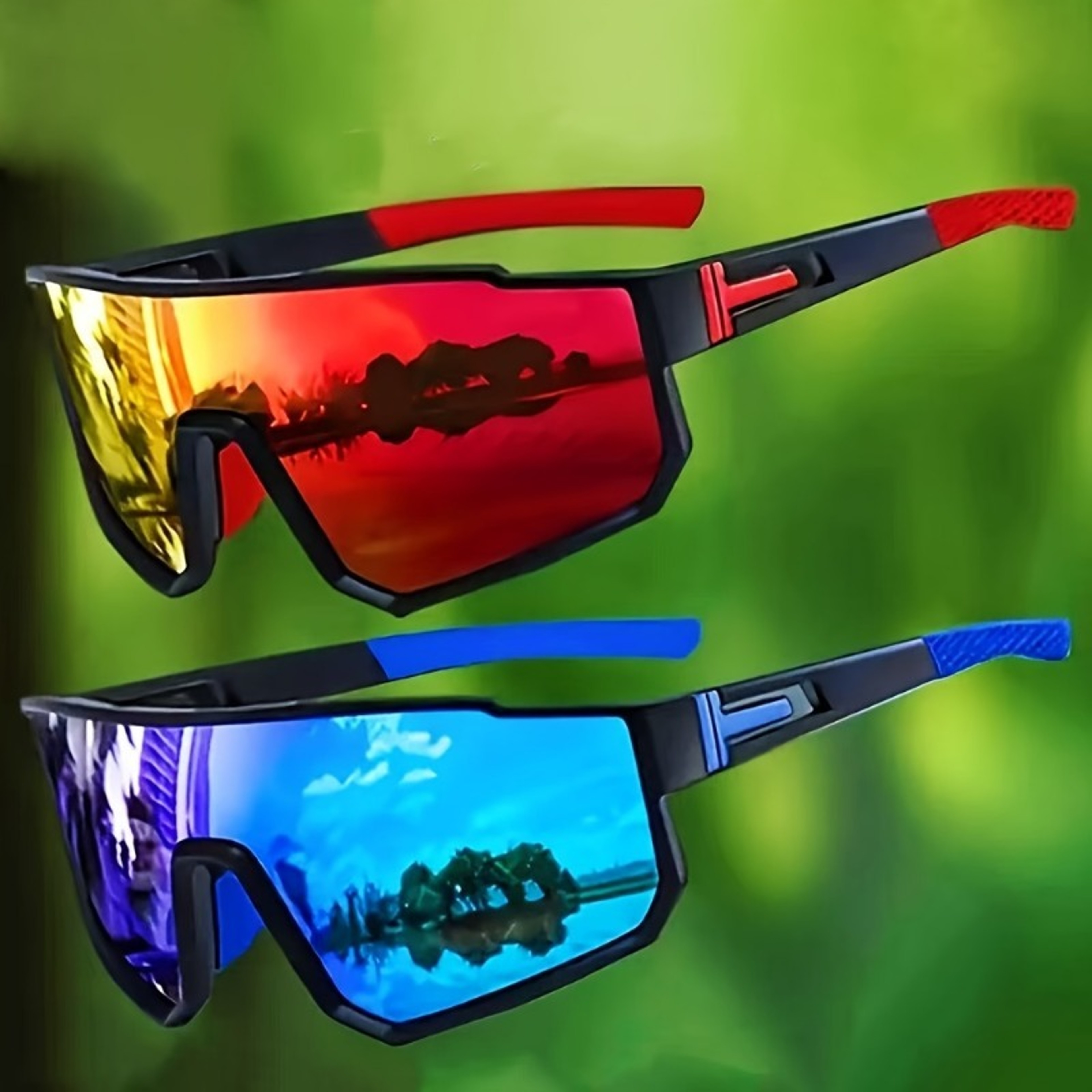 Unisex Sunglasses Lightweight Colorful Lens Fashion Glasses – view 4