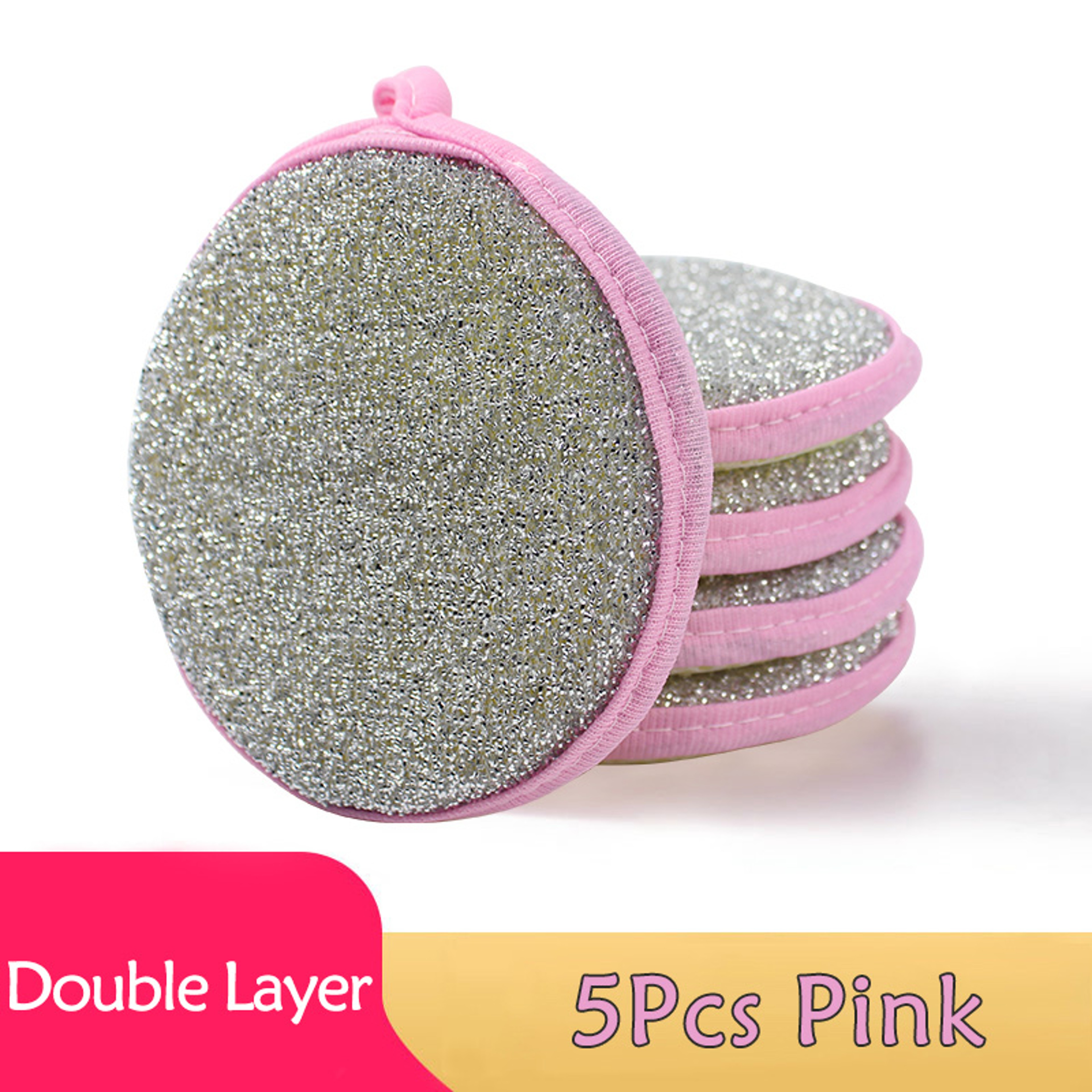 Dual Sided Dishwashing Sponge Scrubber For Pots Pans And Dishes 2