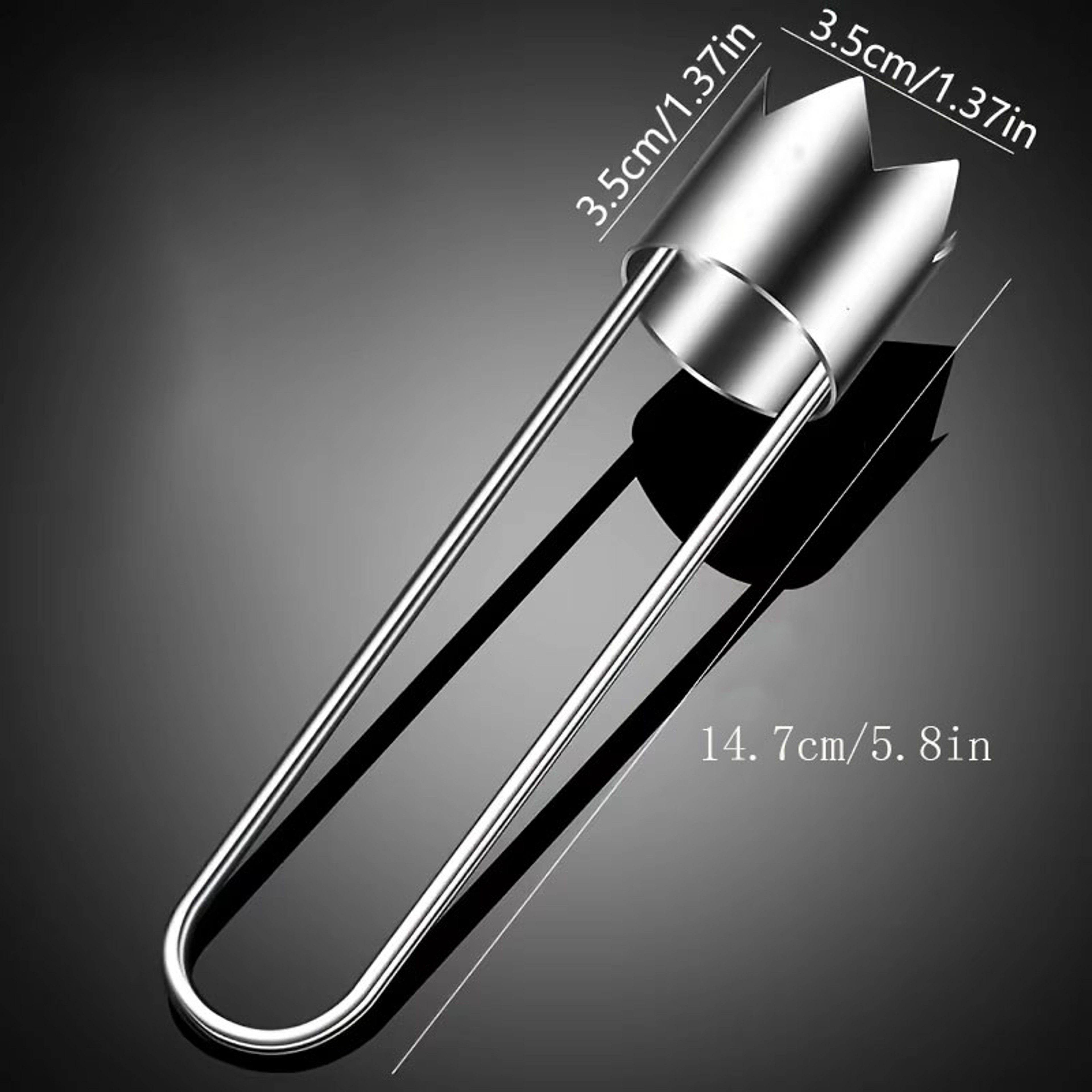 Stainless Steel Fruit Corer and Pepper Seed Remover Tool – view 6