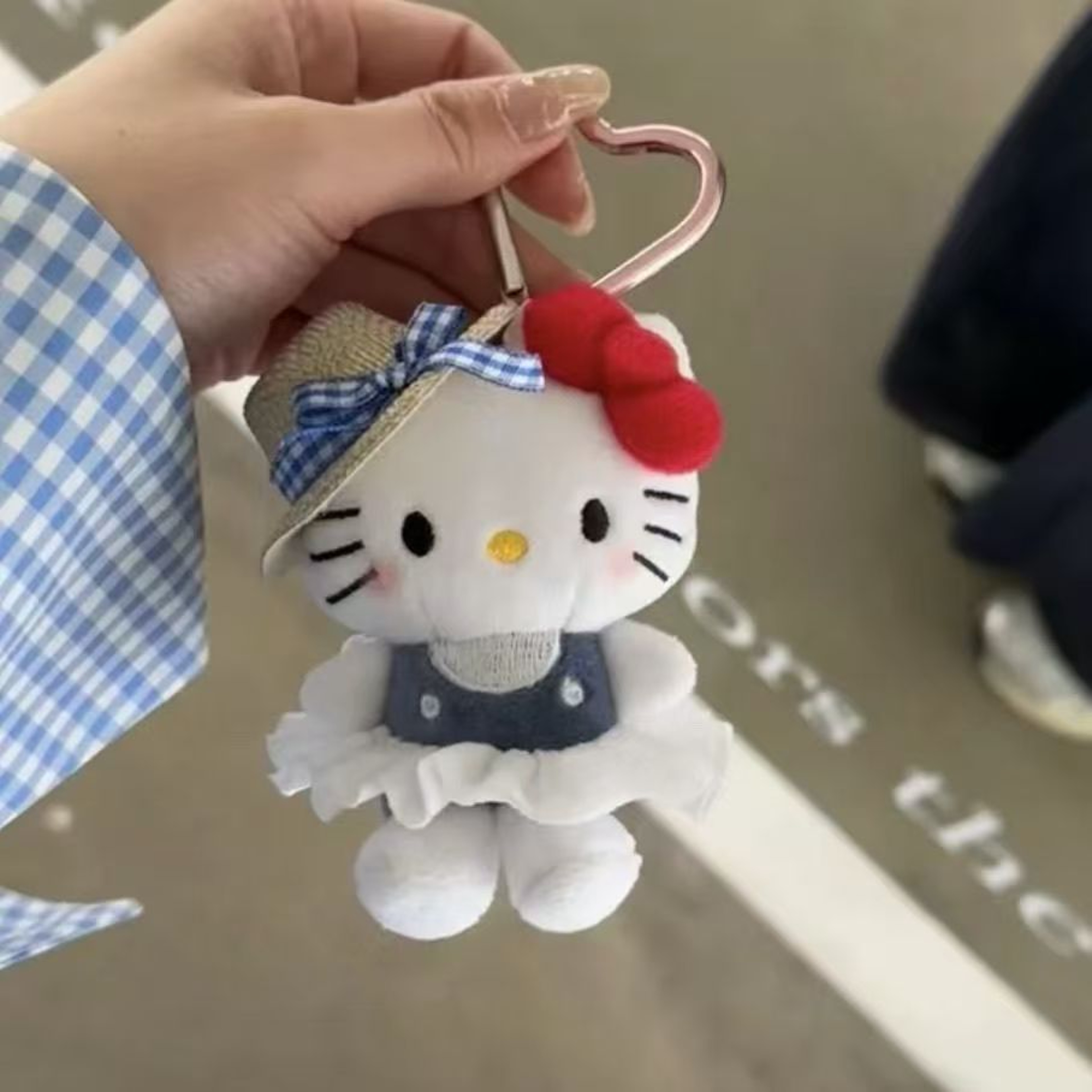 Hello Kitty Keychain Sunglasses Plush Backpack Charm Gift – view 2