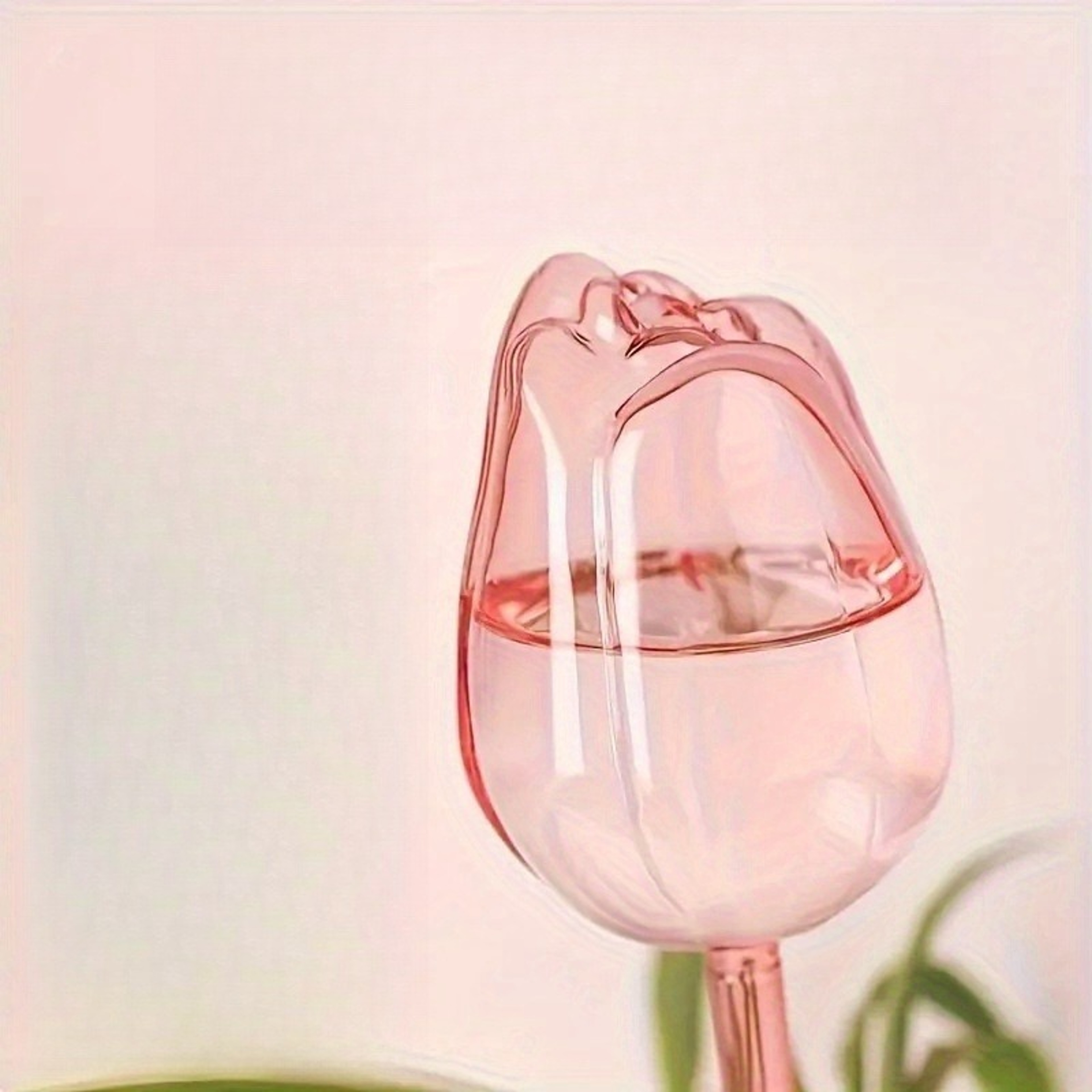 Pink Tulip Self Watering Globes For Indoor Outdoor Plants 3