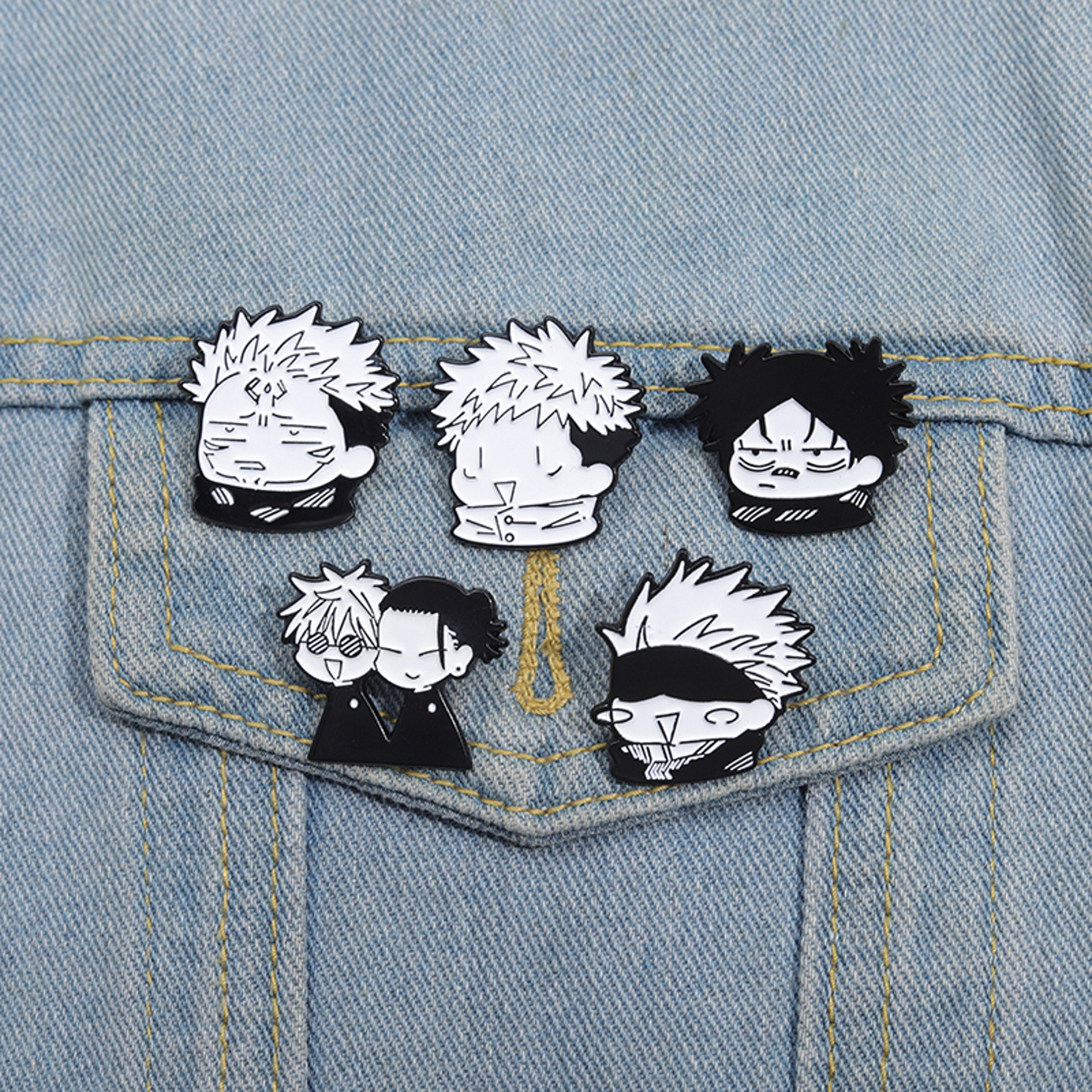 Cute Cartoon Anime Enamel Pins for Backpacks Jackets and Gifts – view 1
