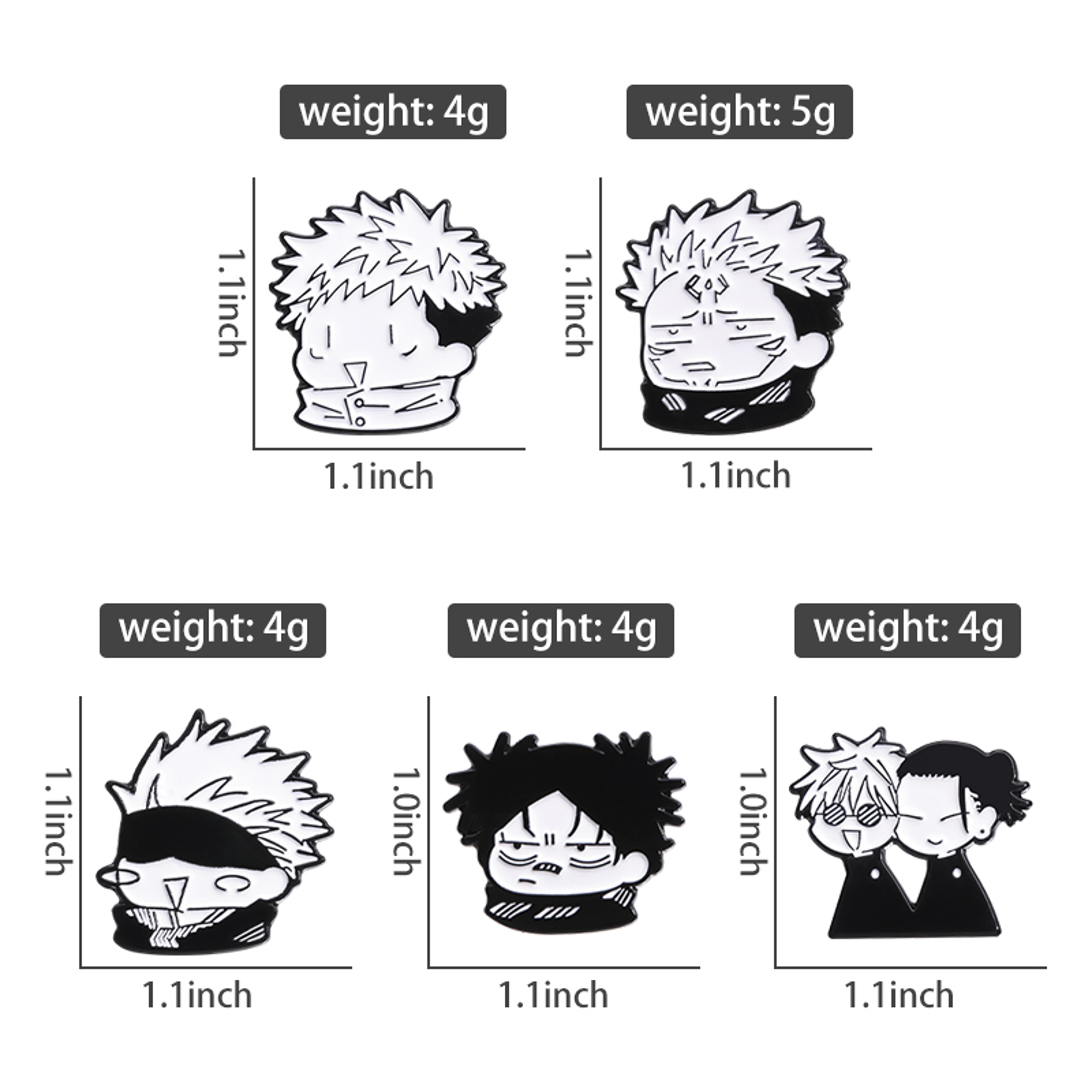 Cute Cartoon Anime Enamel Pins for Backpacks Jackets and Gifts – view 6