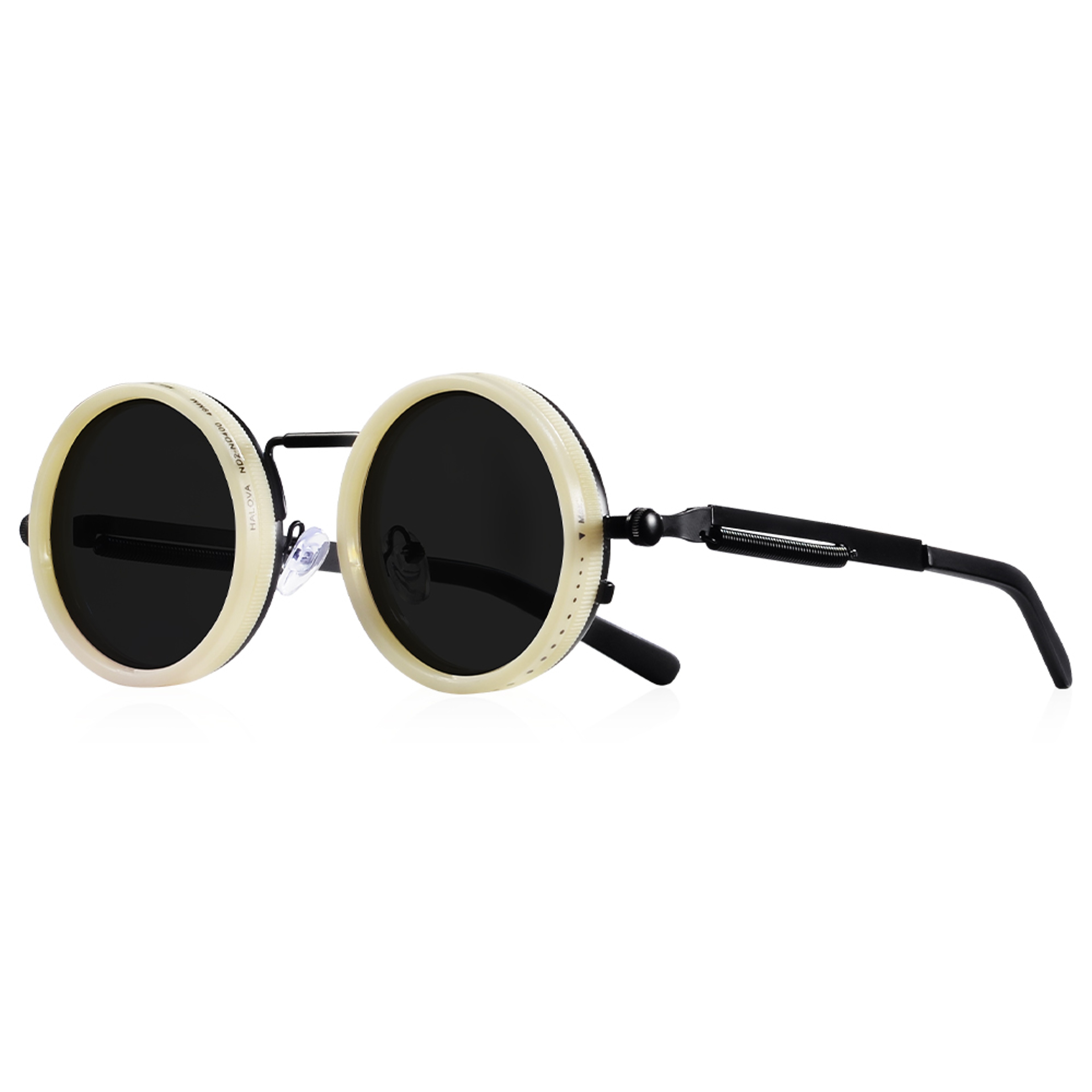 Adjustable Tint Polarized Round Sunglasses With Protection 6