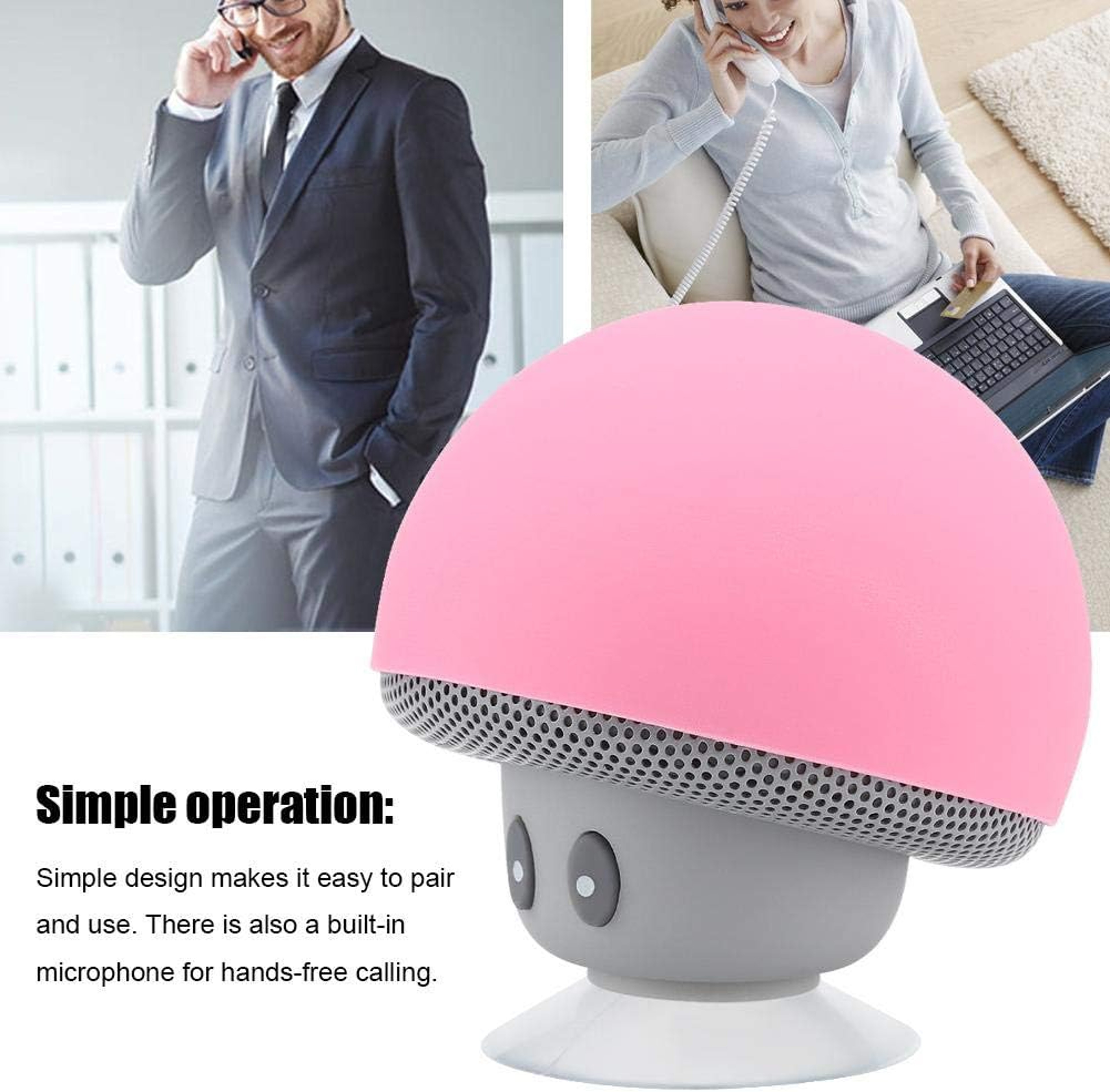 Portable Wireless Bluetooth Speaker with Subwoofer & Suction Cup Perfect for Outdoor Adventures – view 5
