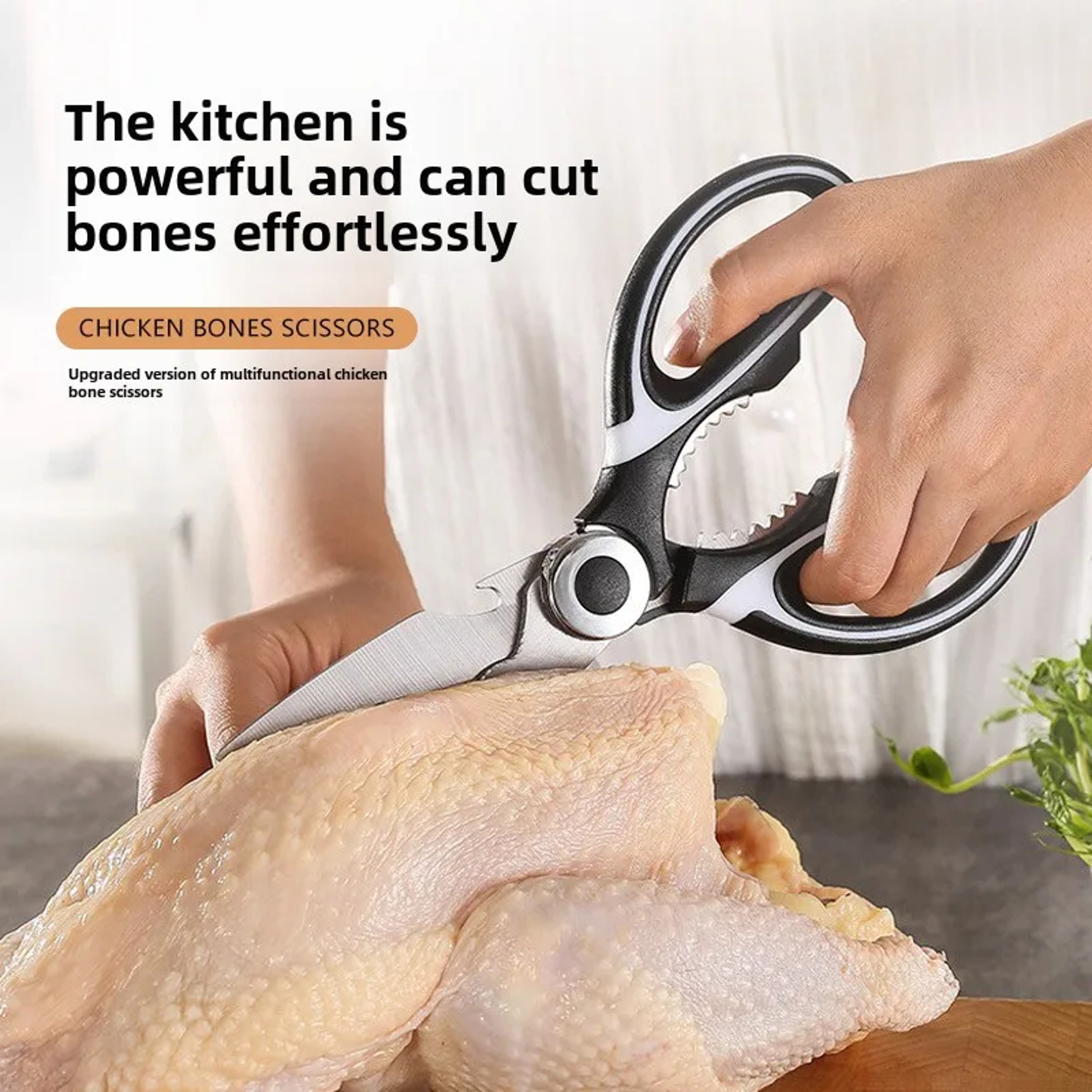 Multifunctional Stainless Steel Kitchen Scissors – view 5