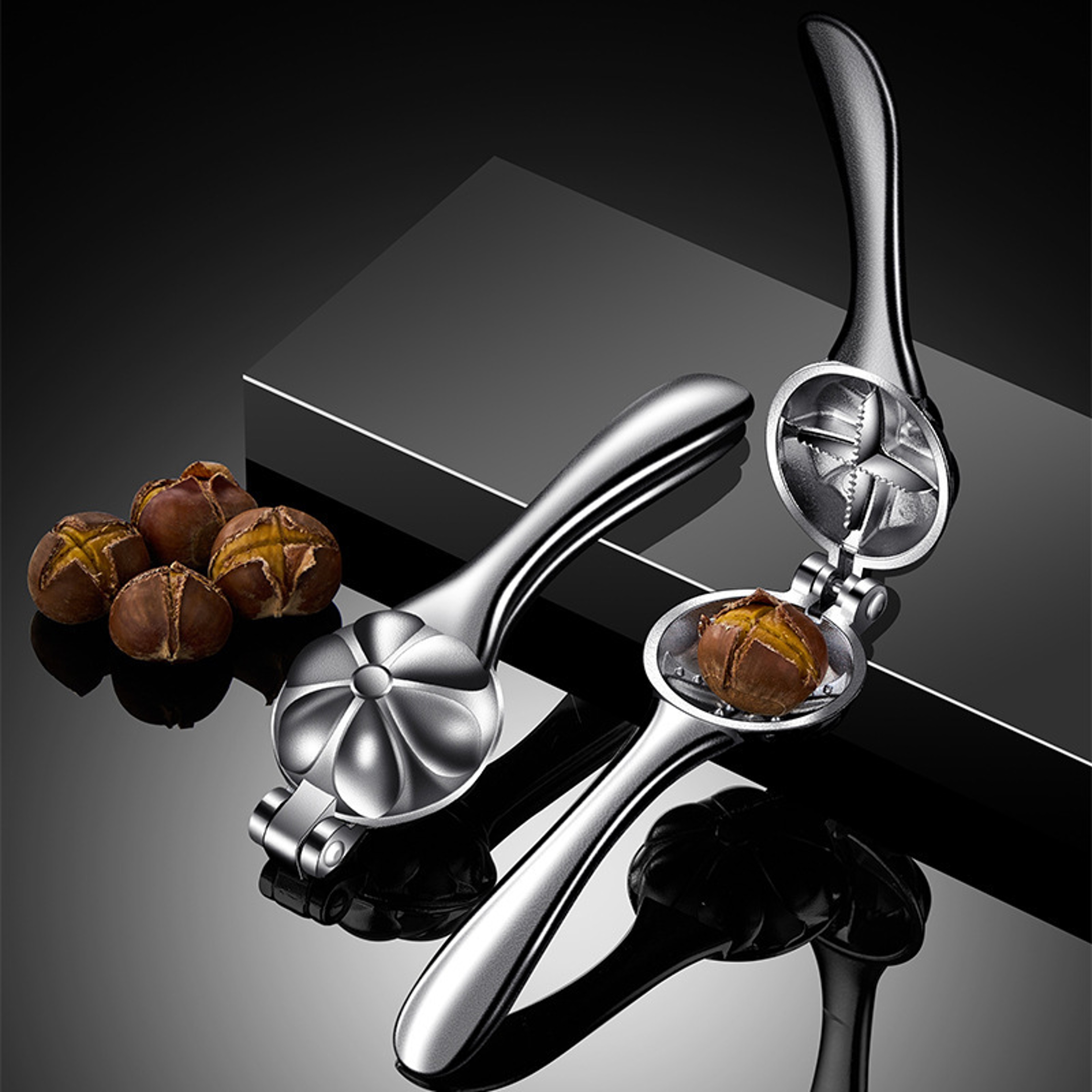 Easy Press Chestnut Cracker And Nut Cracker Tool For Walnuts Pecans And Chestnuts 2
