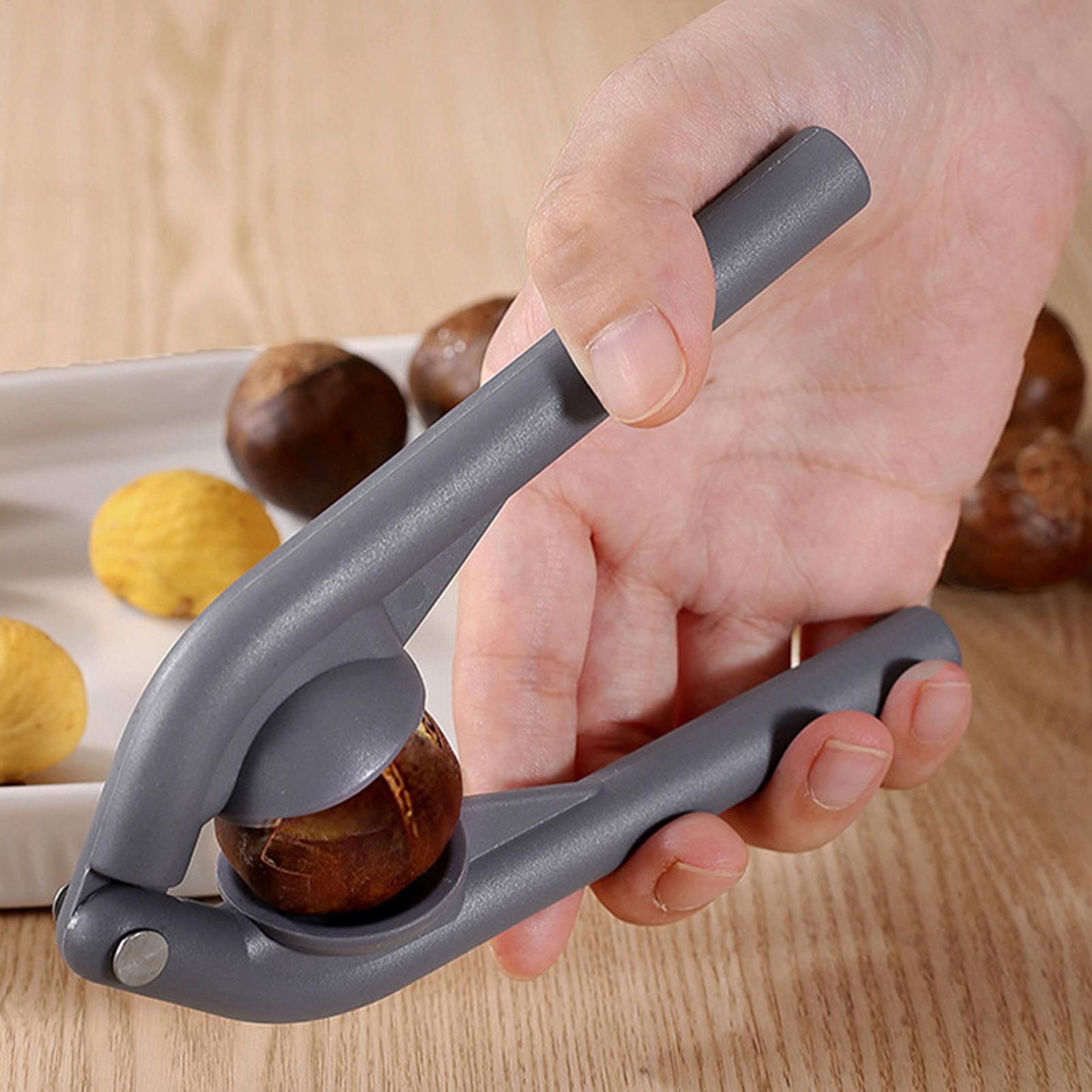 Easy Grip Chestnut Cutter and Manual Nut Sheller Kitchen Gadget – view 4