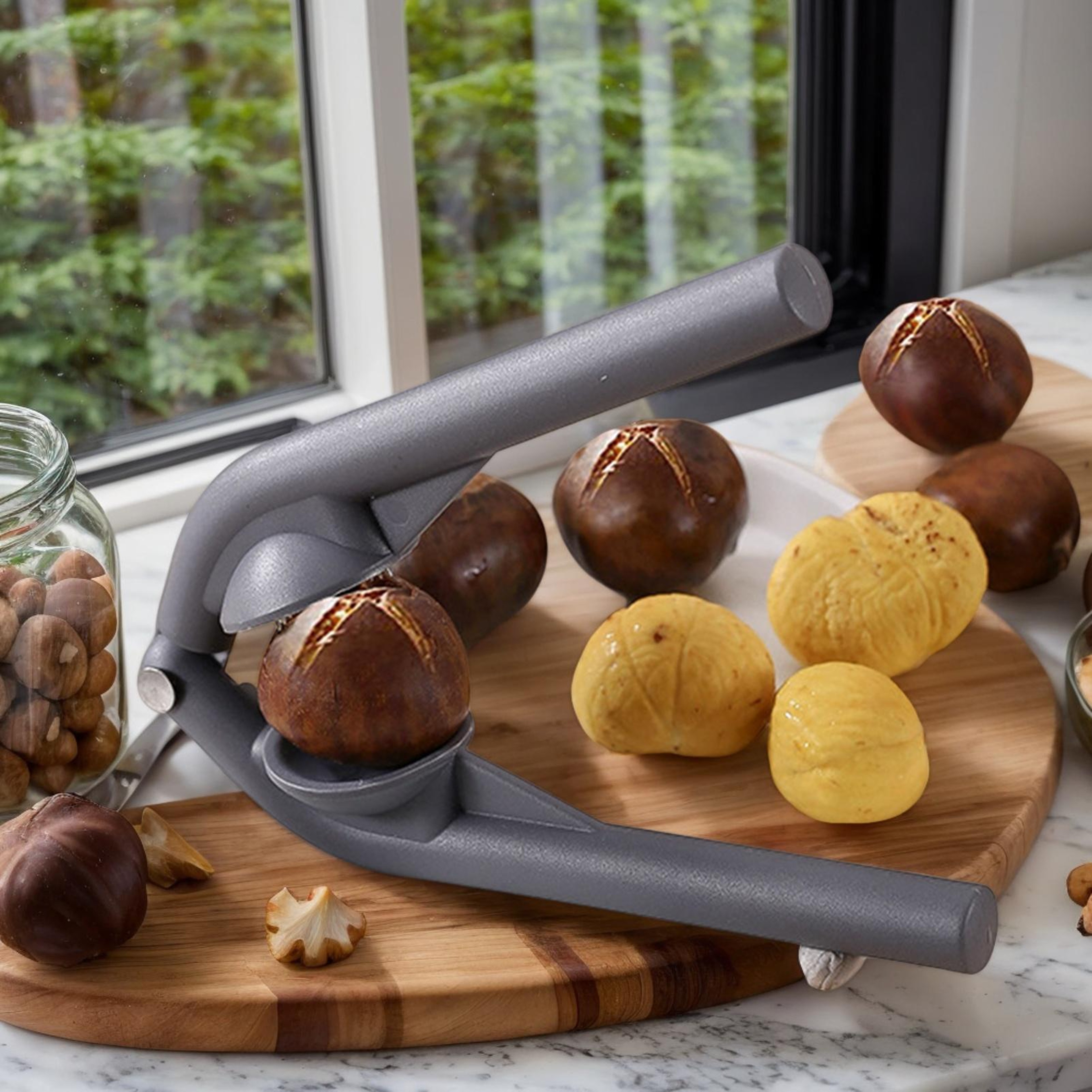 Easy Grip Chestnut Cutter and Manual Nut Sheller Kitchen Gadget – view 6