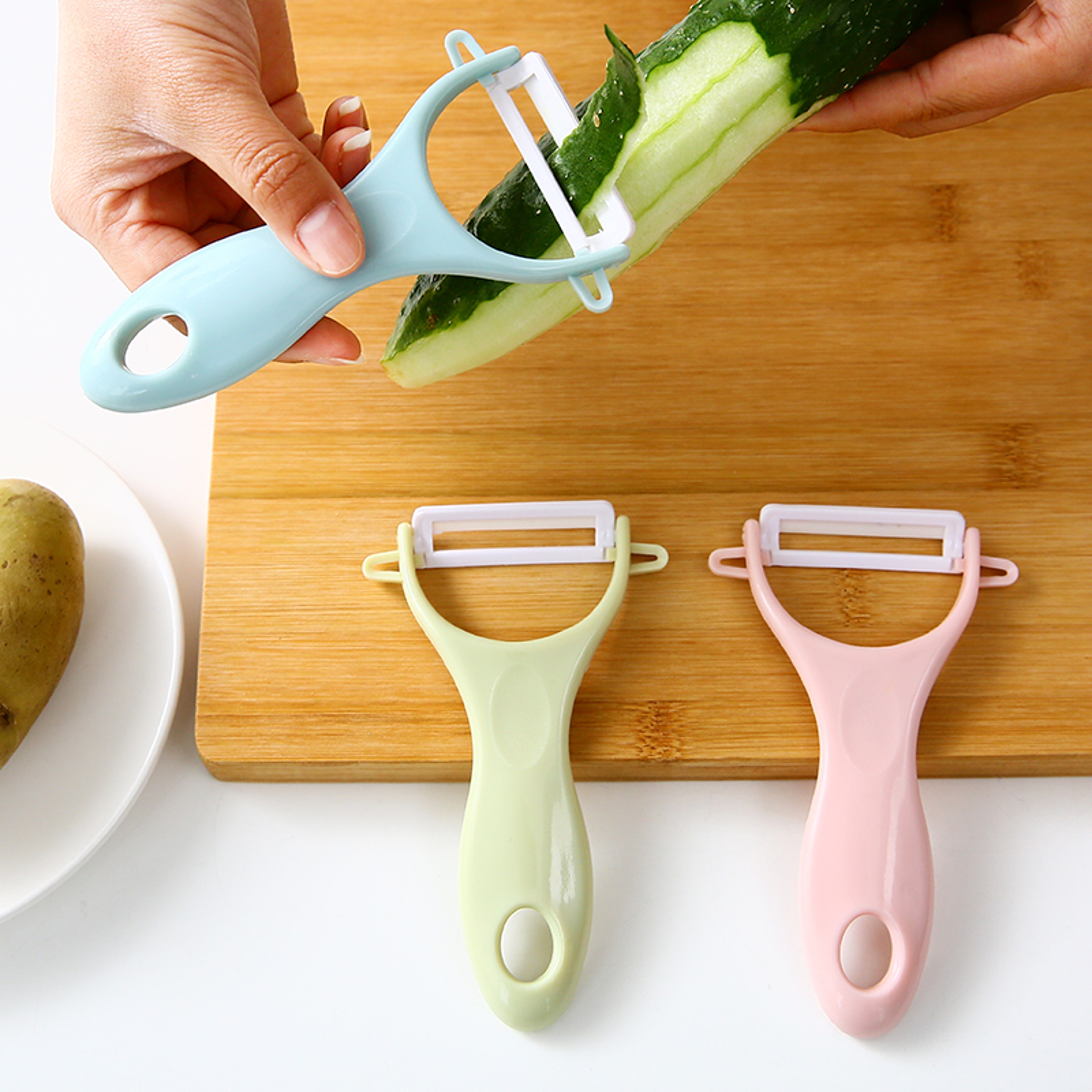 Ultimate Ceramic Kitchen Peeler  Fruit Cutter Ultra Sharp Vegetable Paring Knife 1