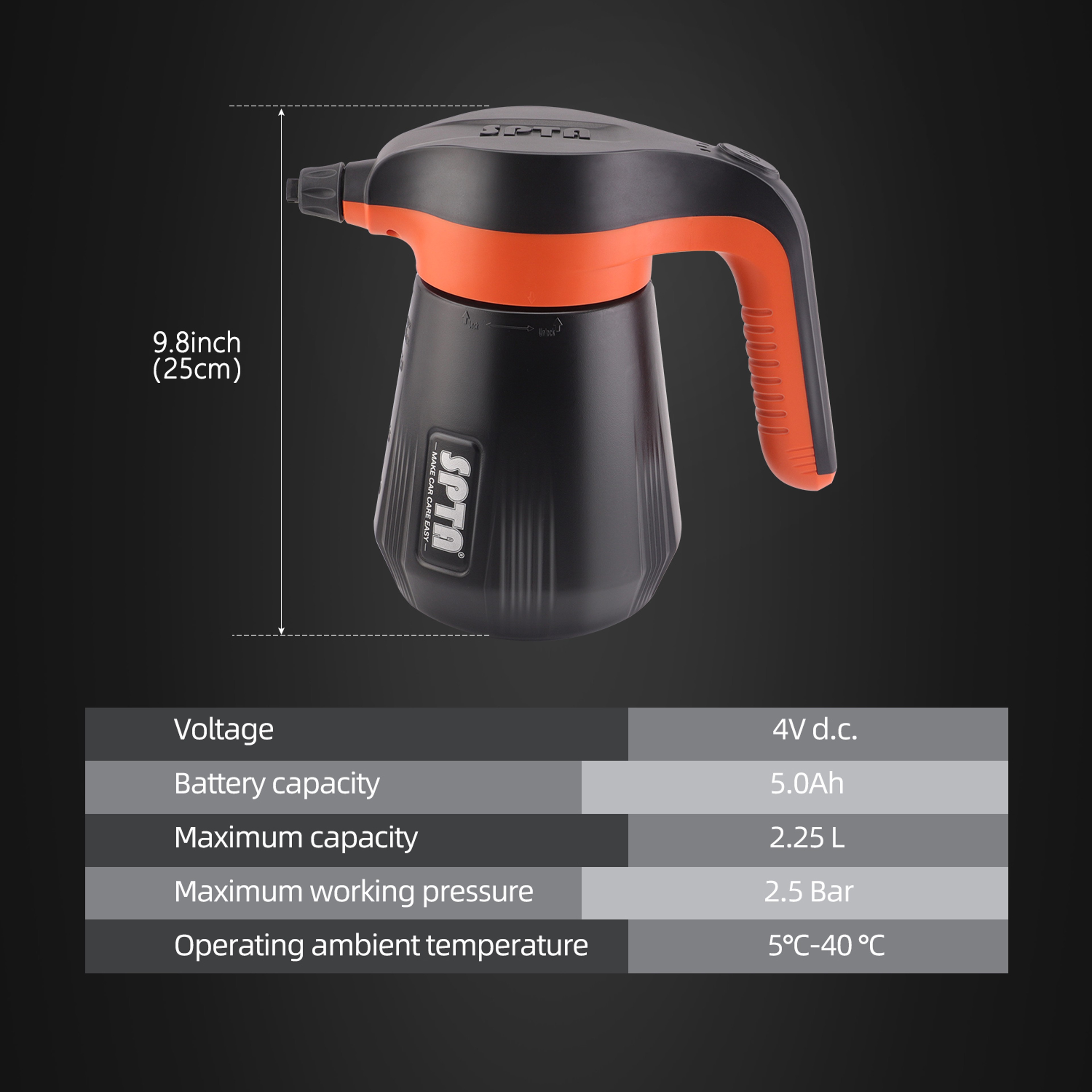 Professional Cordless Electric Car Foam Sprayer With Tank Powerful Battery Powered Foam Cleaner 1