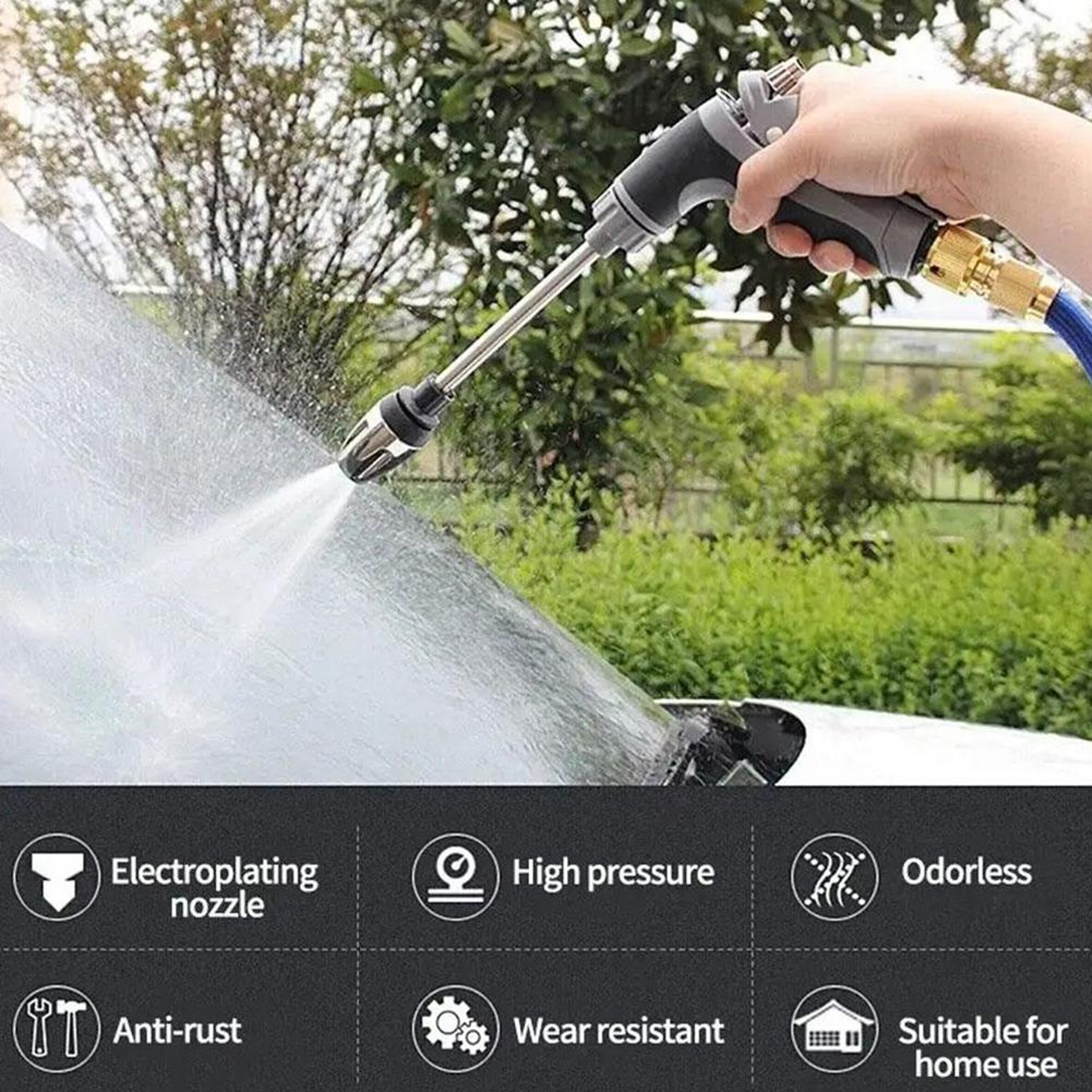 HydroFoam Pro High Pressure Car Wash Gun  Foam Sprayer For Cars RVs And Garden Cleaning 3