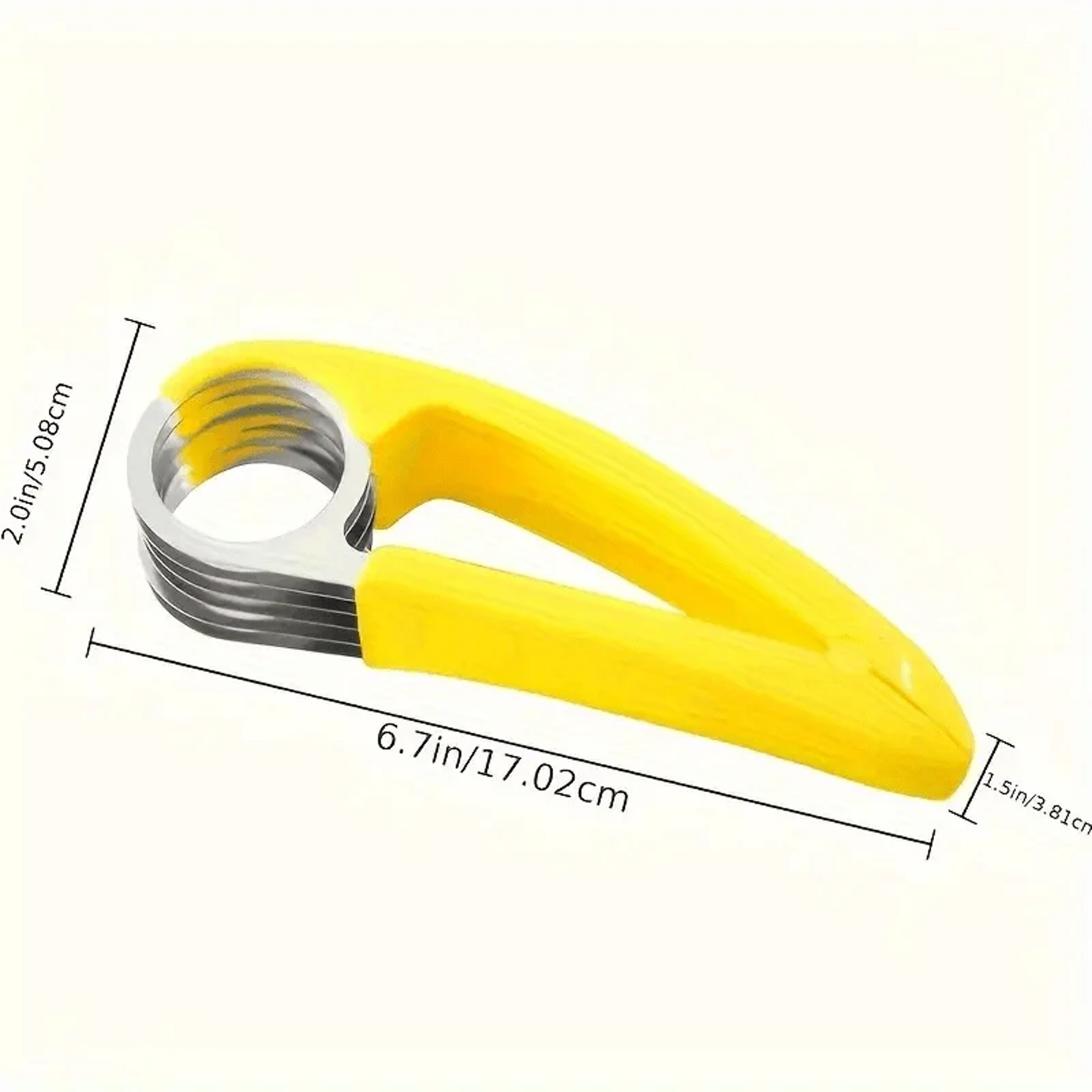 Stainless Steel Banana  Vegetable Slicer Easy Cut Kitchen Slicing Tool 5