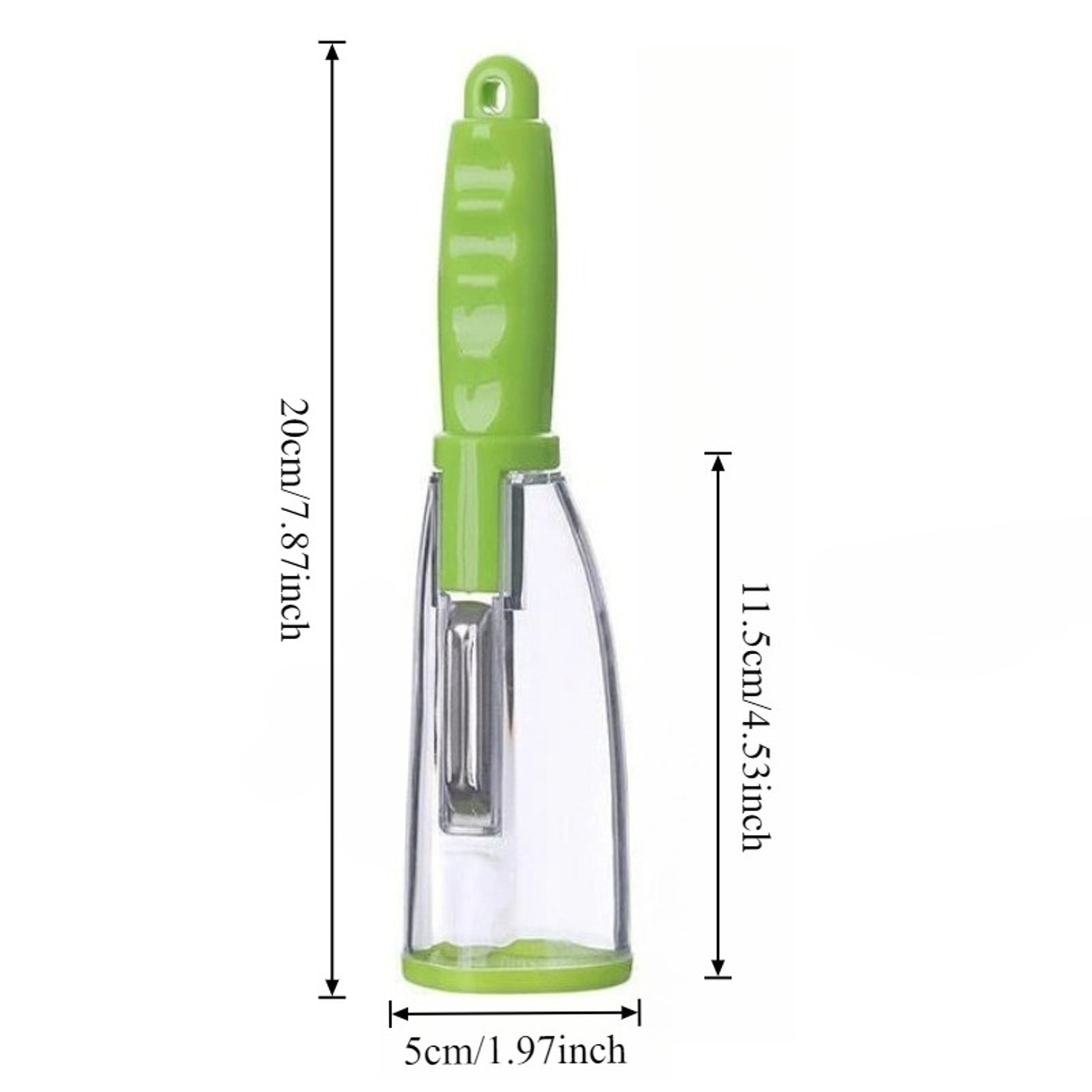 Premium No Mess Fruit & Vegetable Peeler with Storage Box Multifunction Kitchen Peeler – view 4