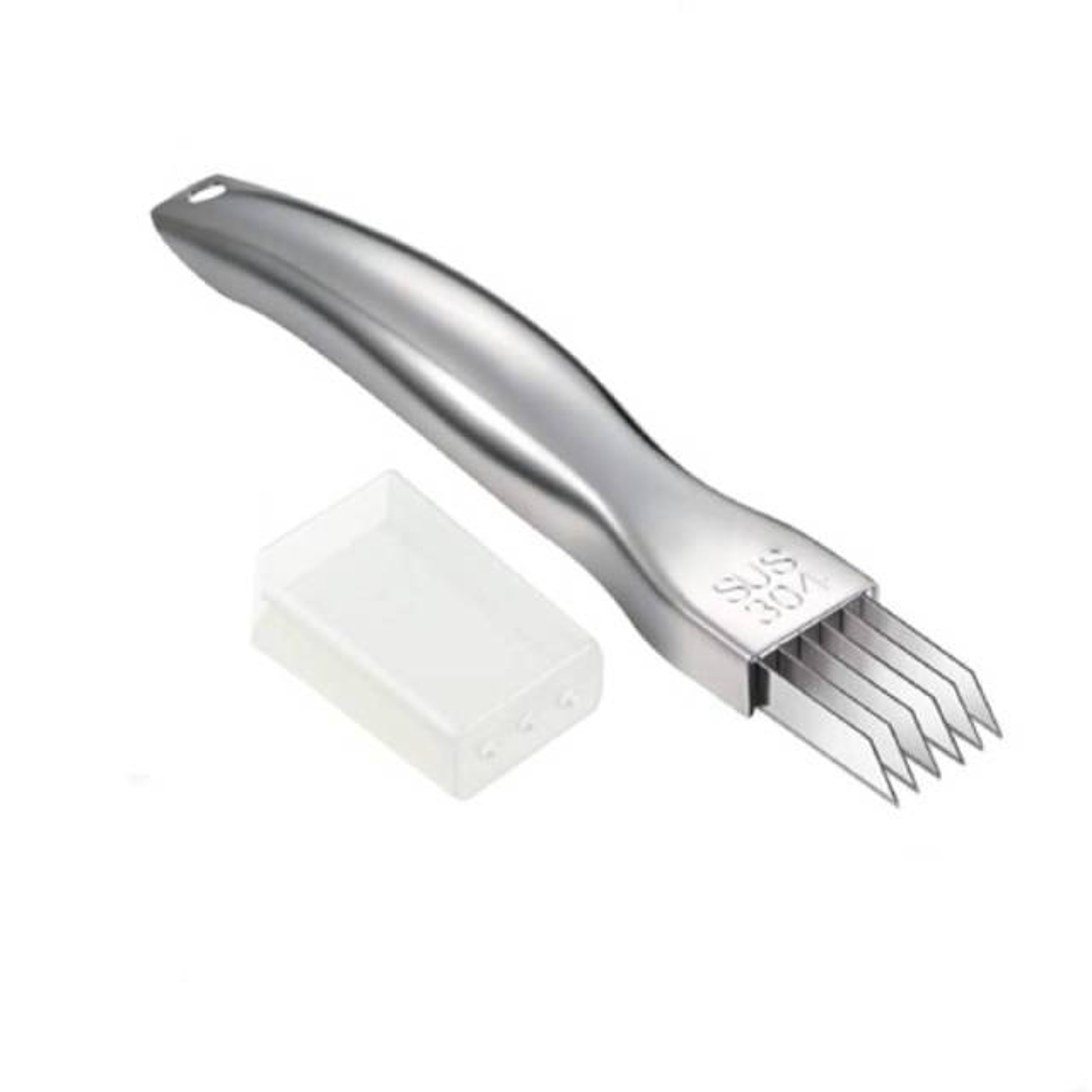 Premium Stainless Steel Multi Blade Vegetable  Garlic Slicer Cutter Quick Kitchen Prep Tool 4
